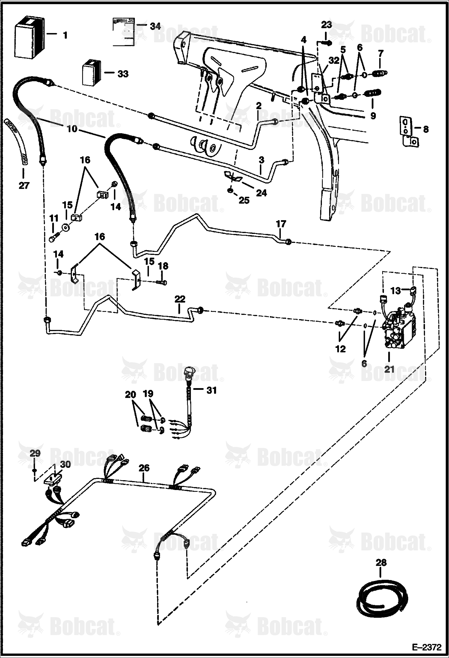 Front Auxiliary Kit (W/FF Couplers)  509640660 & Above, 509616542 - 509634999