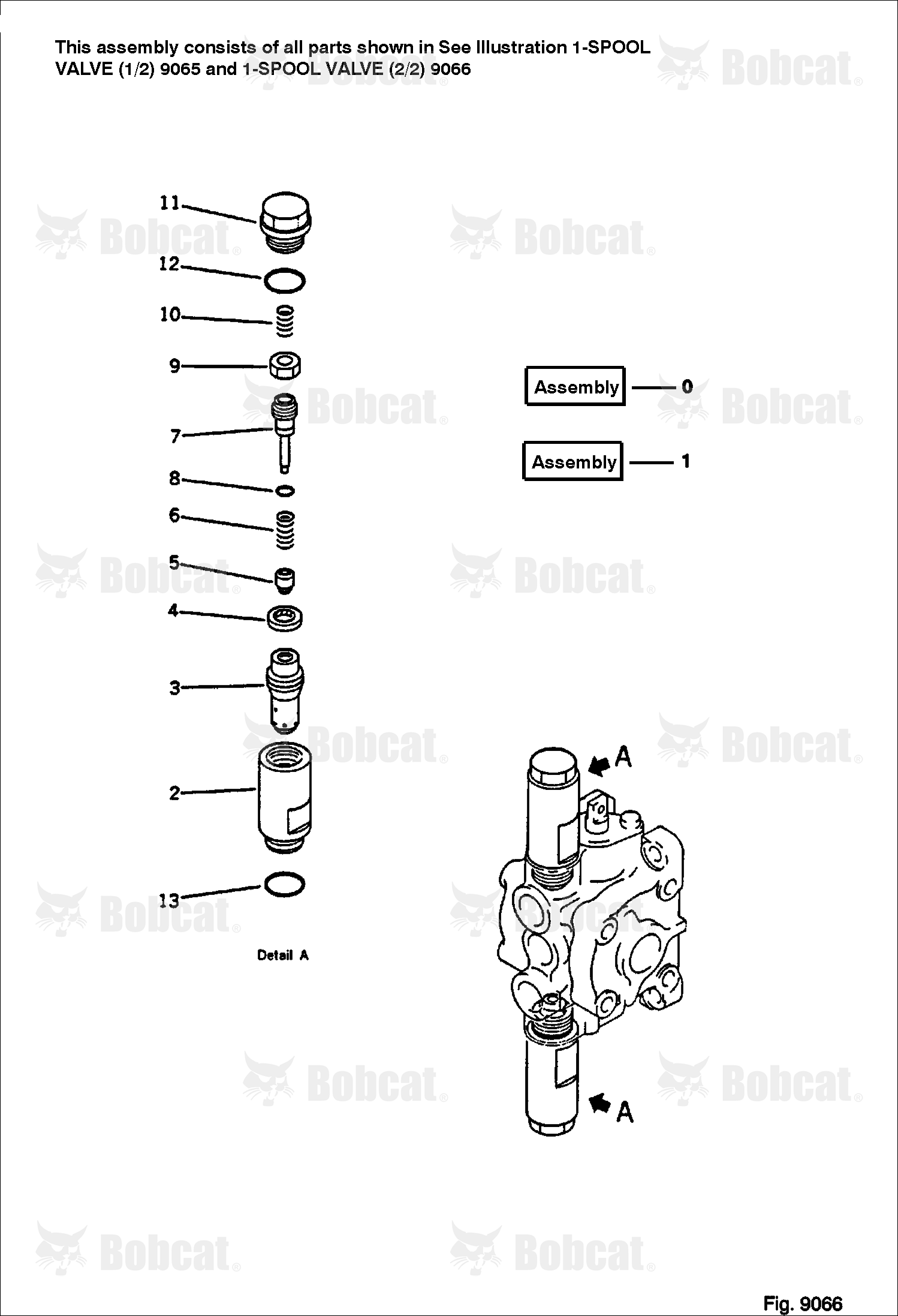 1-SPOOL Valve (2/2) (FOR Additional VALVE)