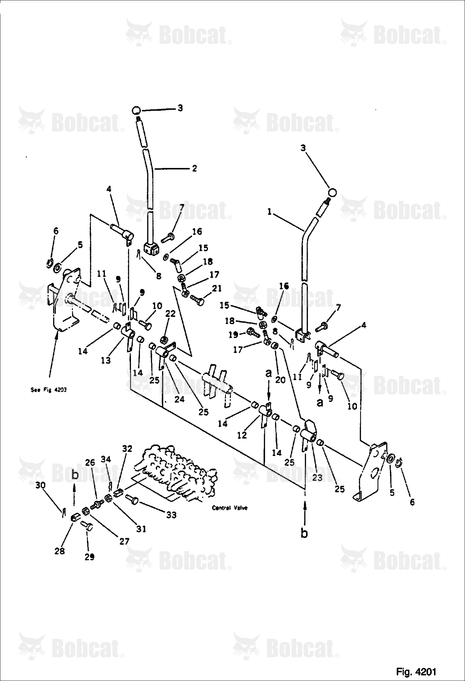 Swing and Work Equipment Control Lever