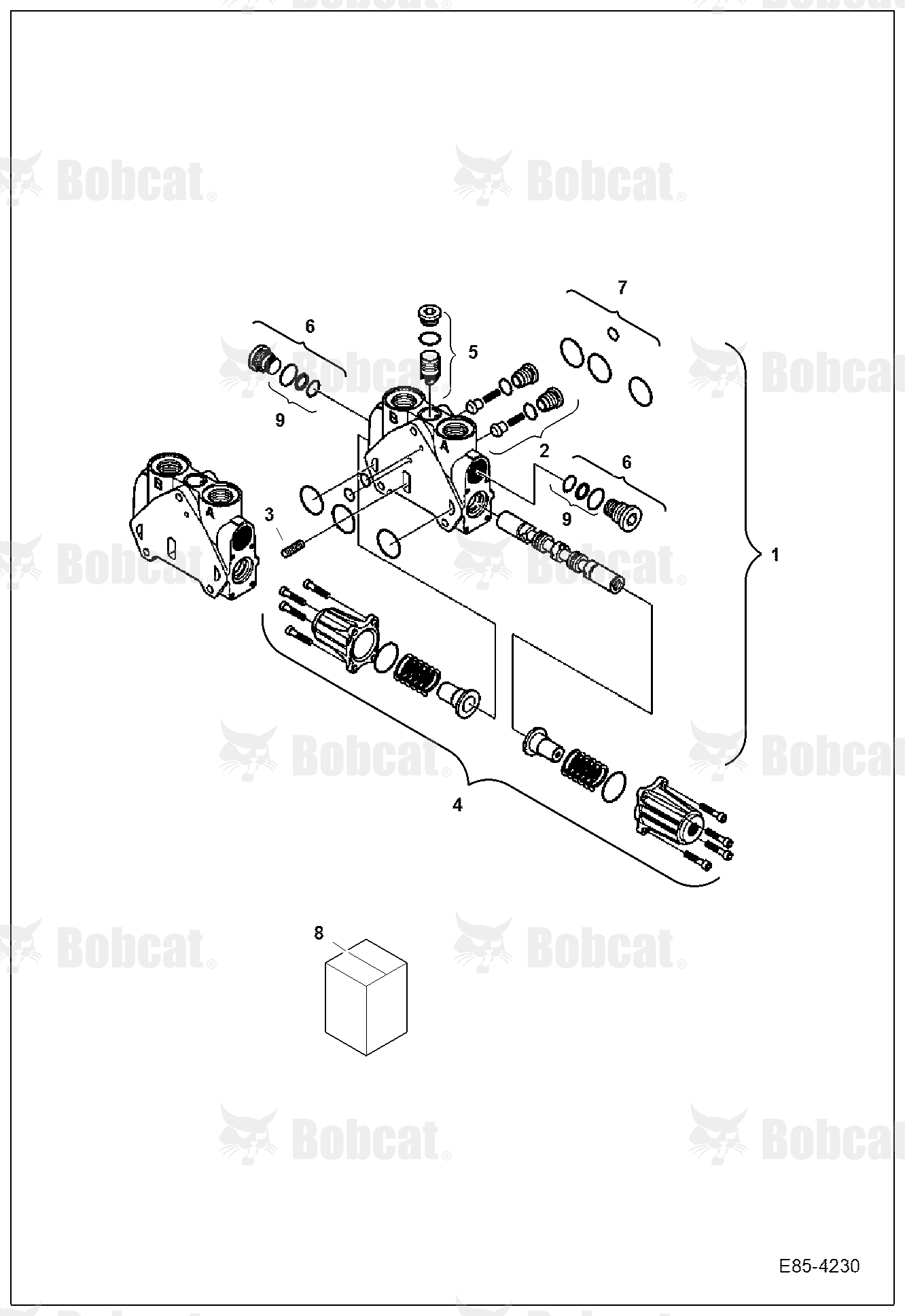 Valve Section (Travel RH Section)