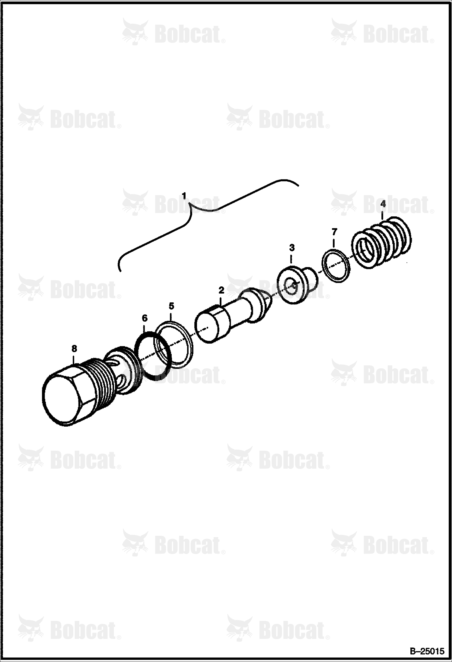 Hydrostatic Pump (Charge Pressure Relief Valve) (Selectable Joystick Controls)