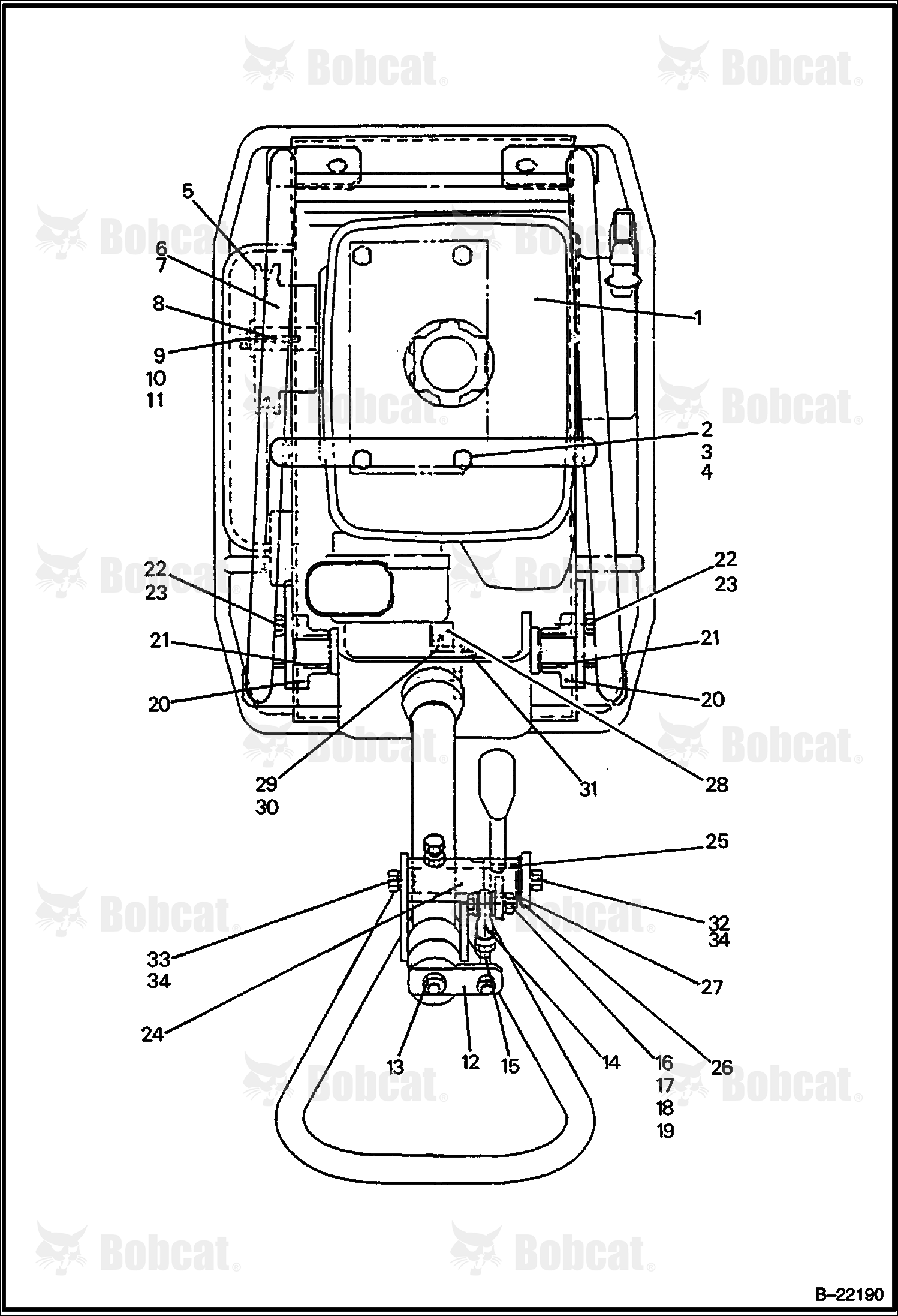 Main Frame (Engine, Clutch & Attaching Parts)