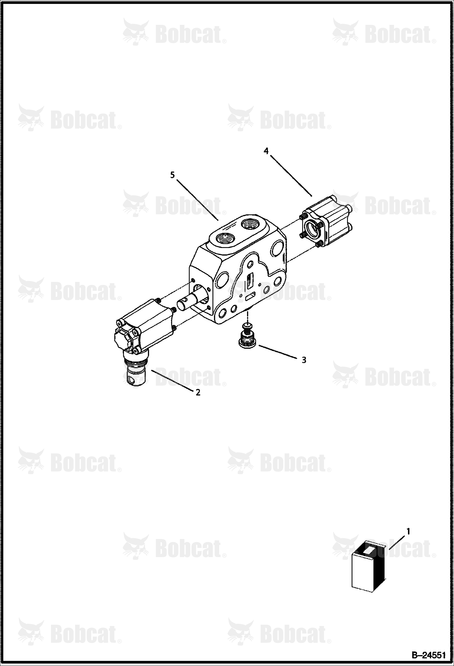 Hydraulic Circuitry (Rear Distributor - Stabilizer) (Backhoe)