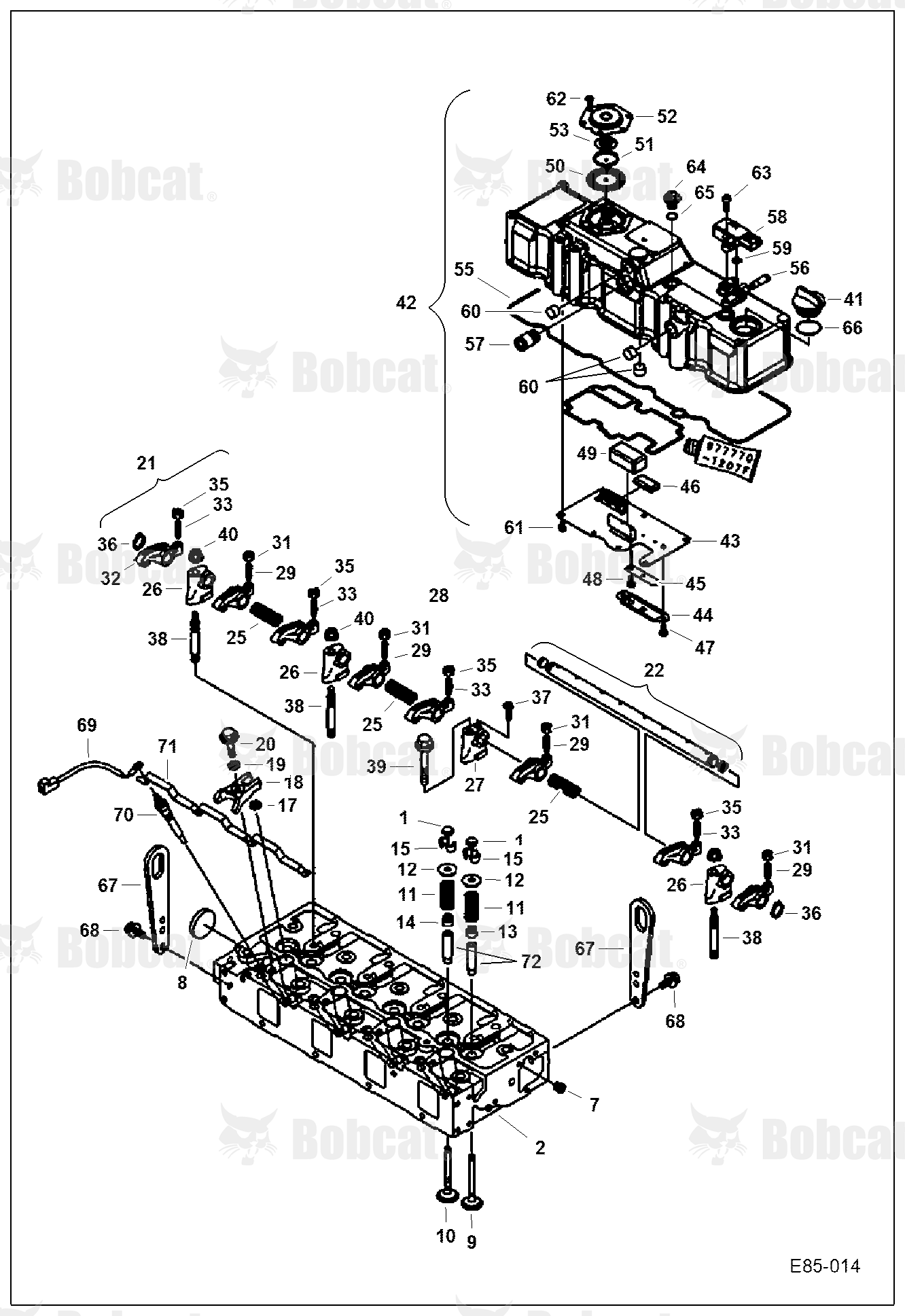 Cylinder HEAD, Valve & Rocker Arms & Cover