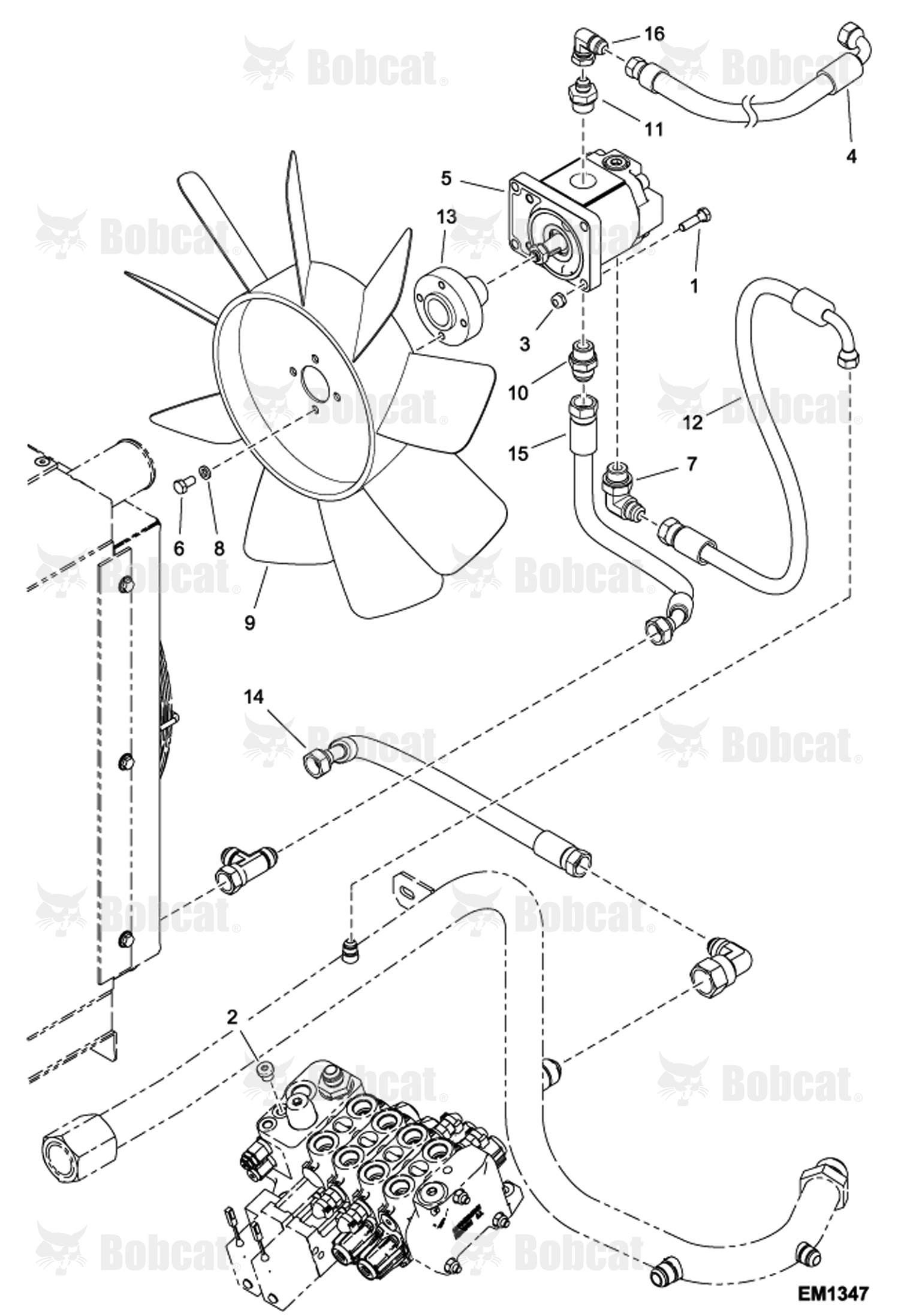 Cooling Fan Circuit  A8G811001 - A8G814999, A8G911001 - A8G914999