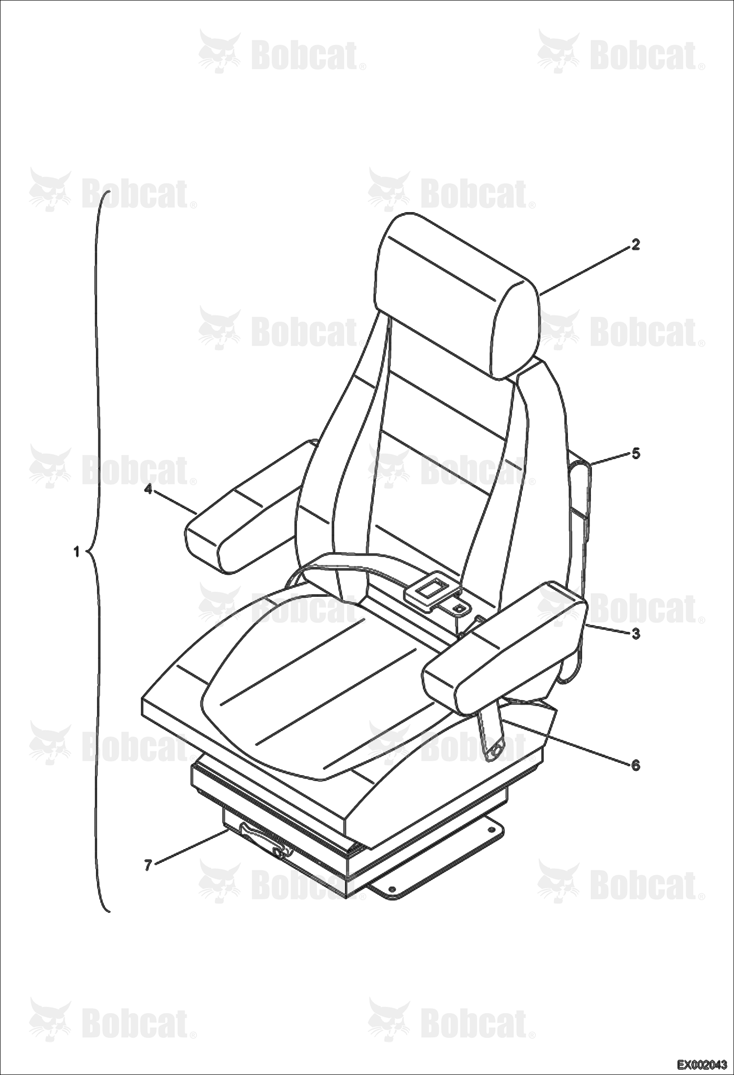 Operator CAB (Seat) AEFB11001 - AEFB11089