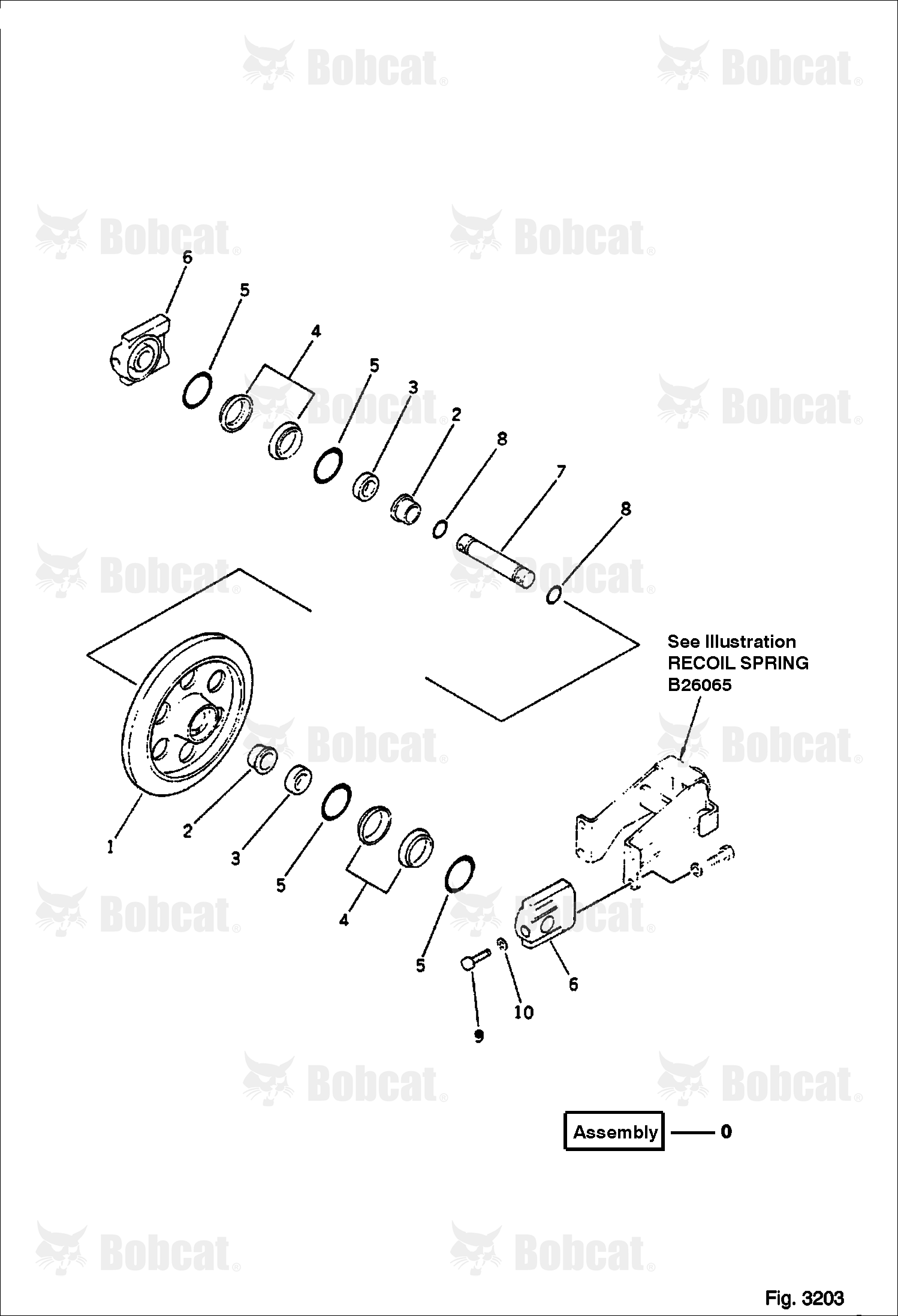 Front Idler (FOR Rubber SHOE)