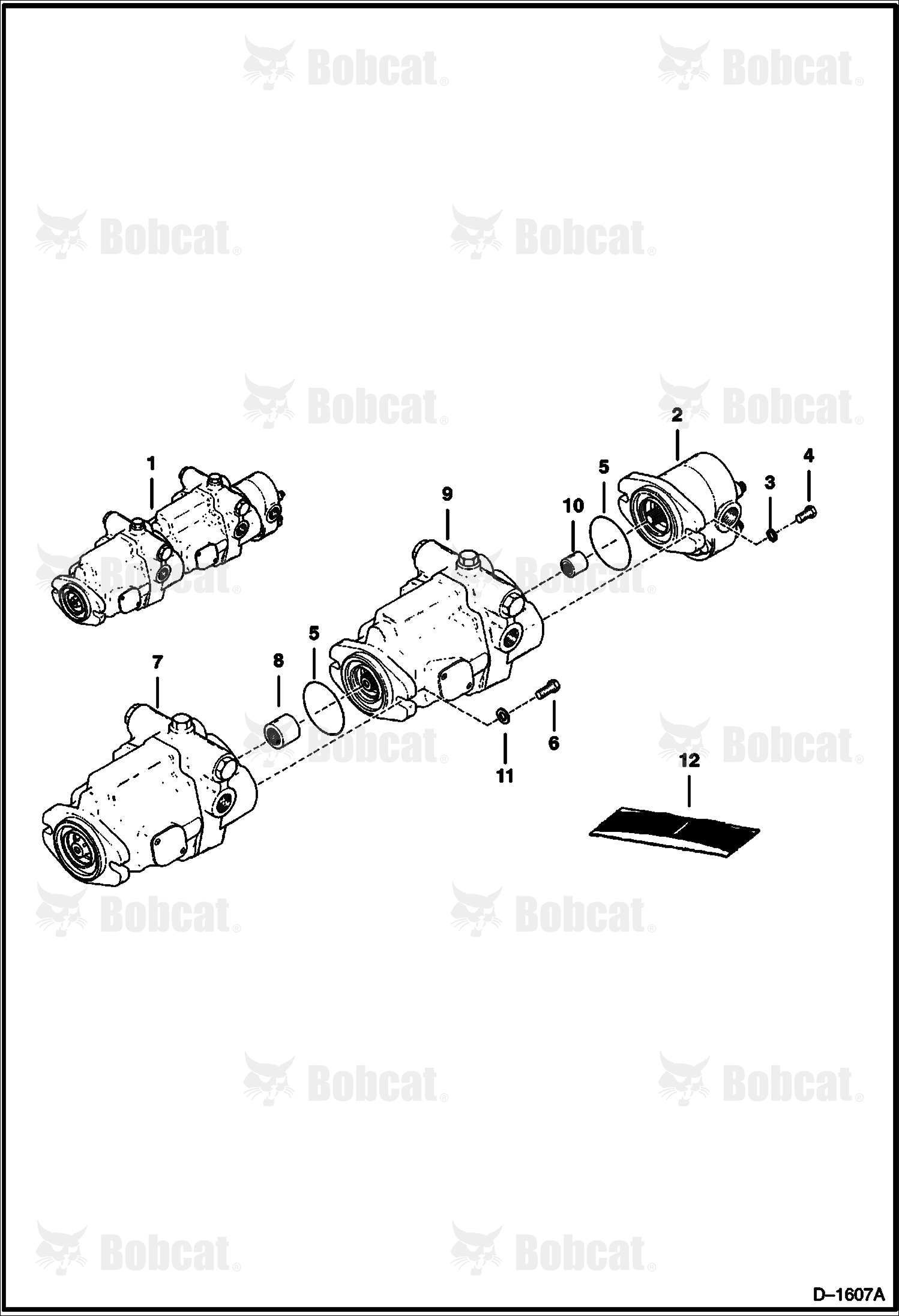 Hydrostatic Pump  515011001 & Above, 515111001 & Above, 561811772 & Above, 561912216 & Above