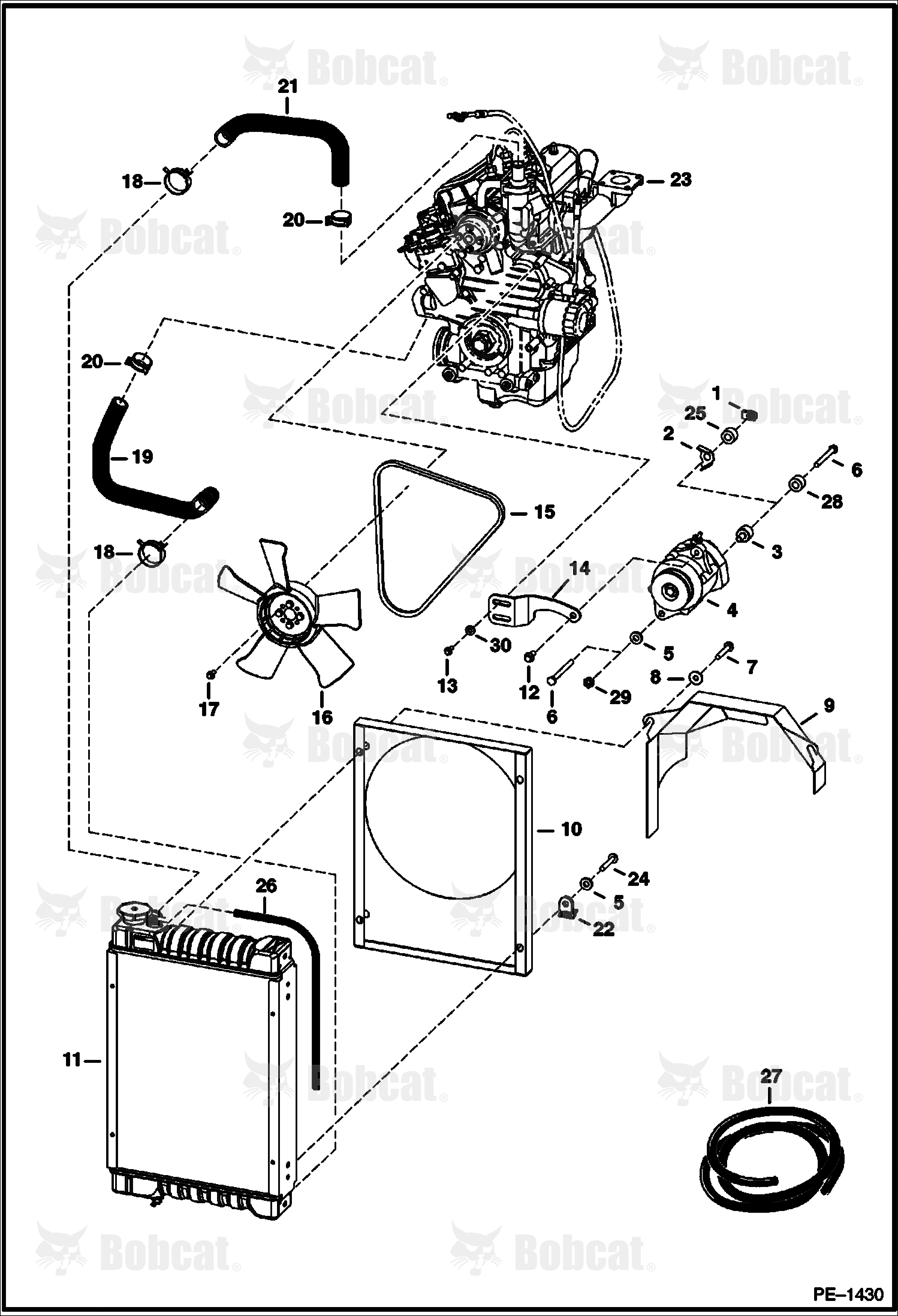 Engine & Attaching Parts (Cooling Group)