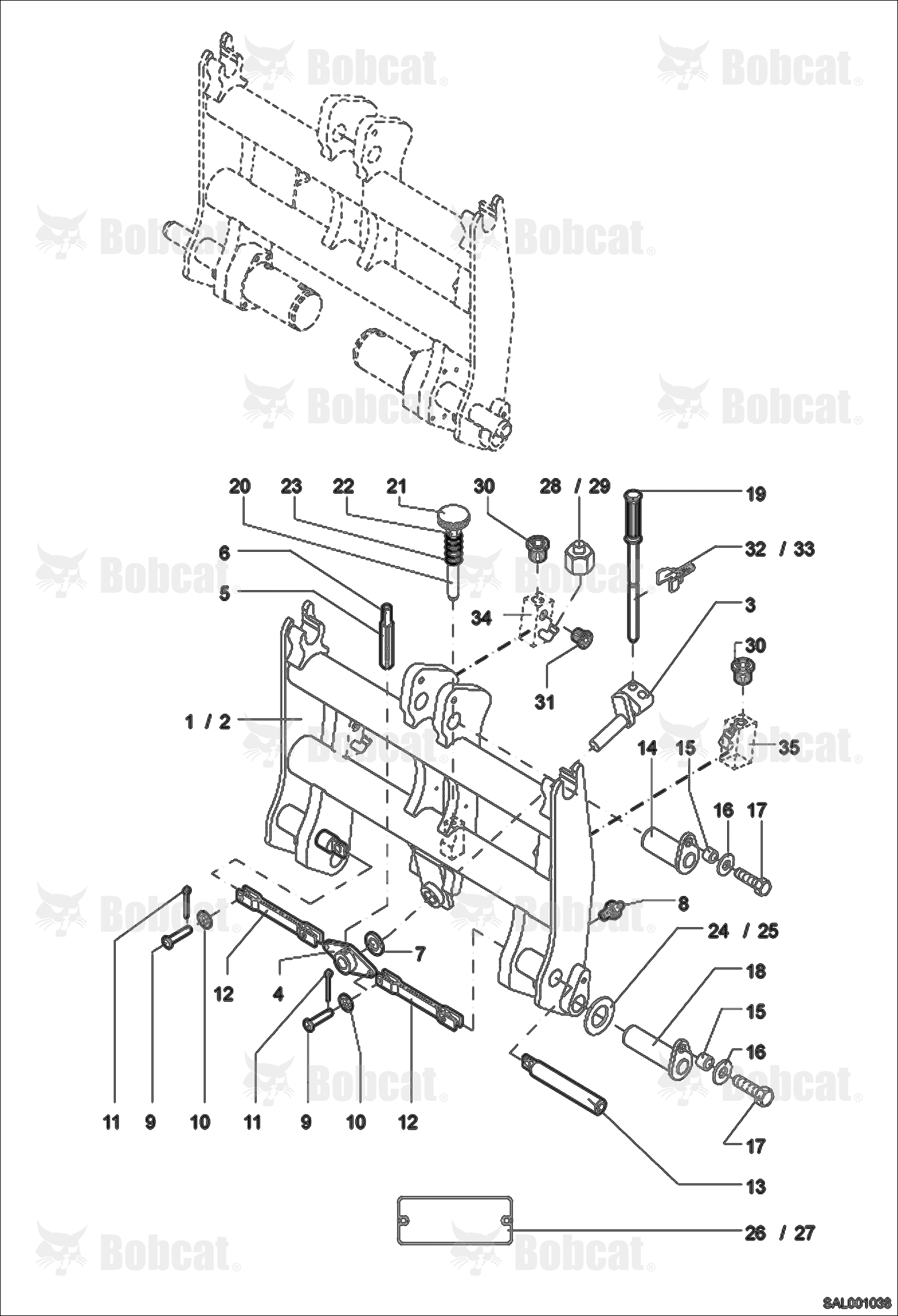 Mechanical Quick Mount Hitch