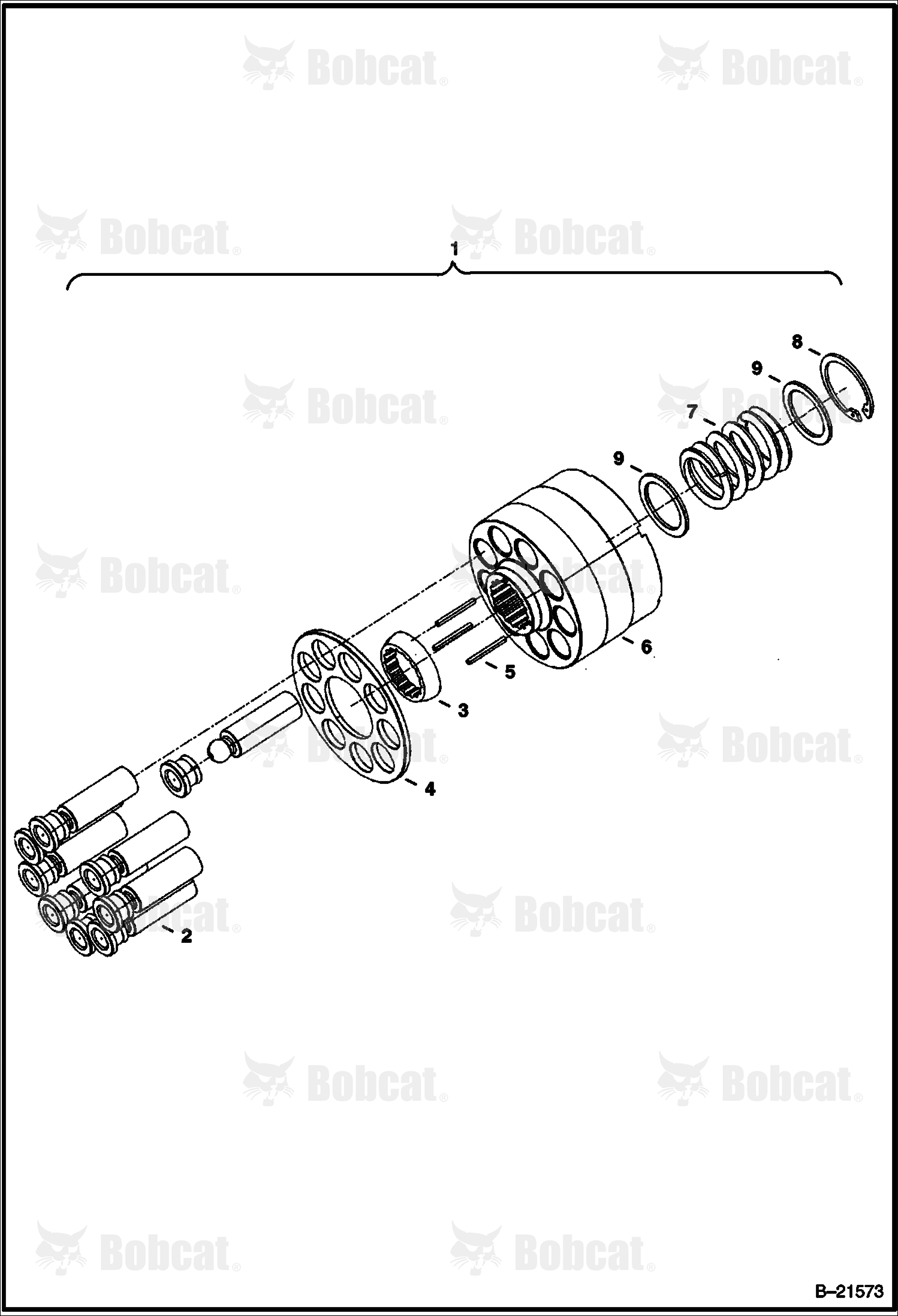 Drive Motor (Piston Assembly)