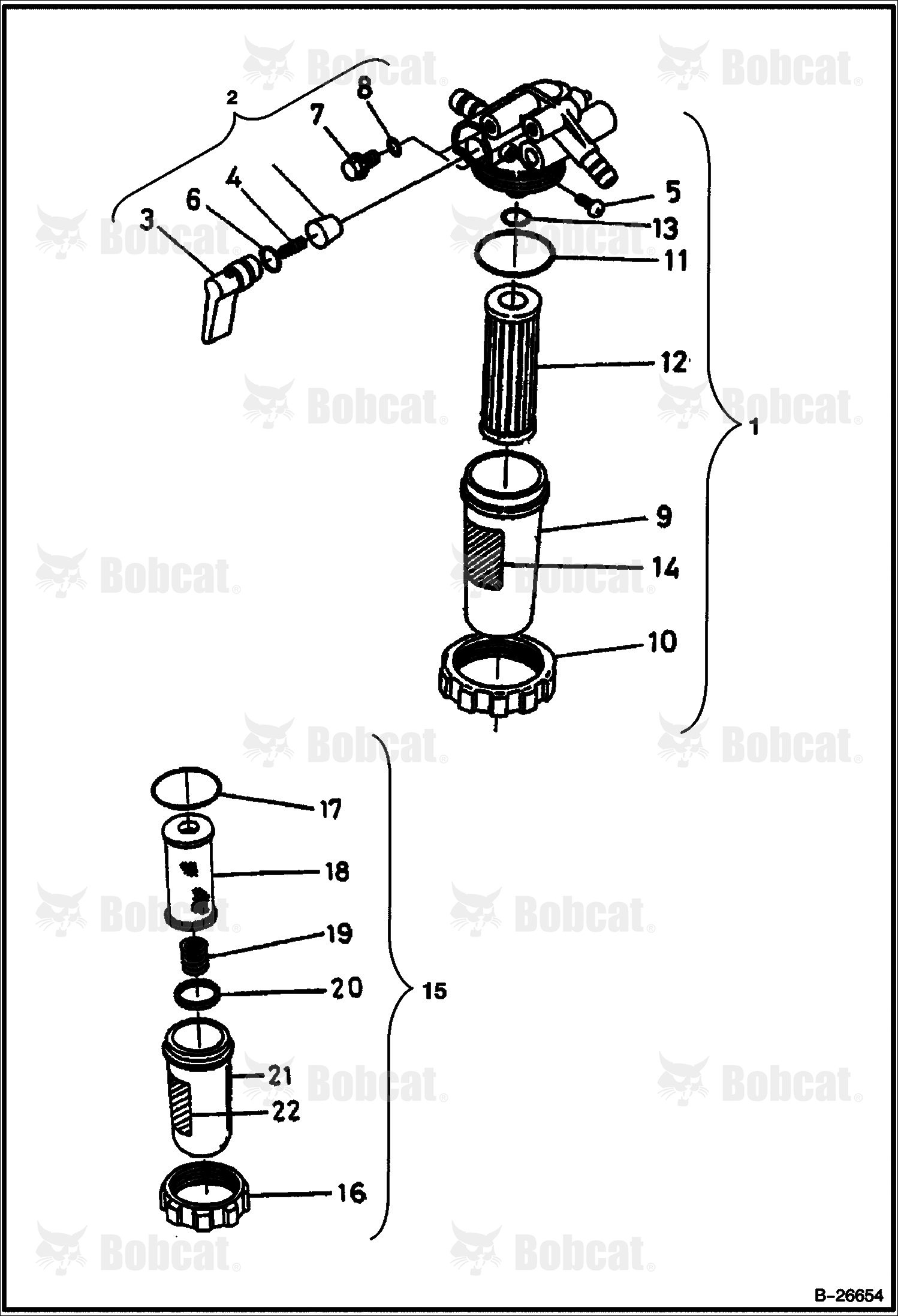 Fuel Filter (Kubota D722)