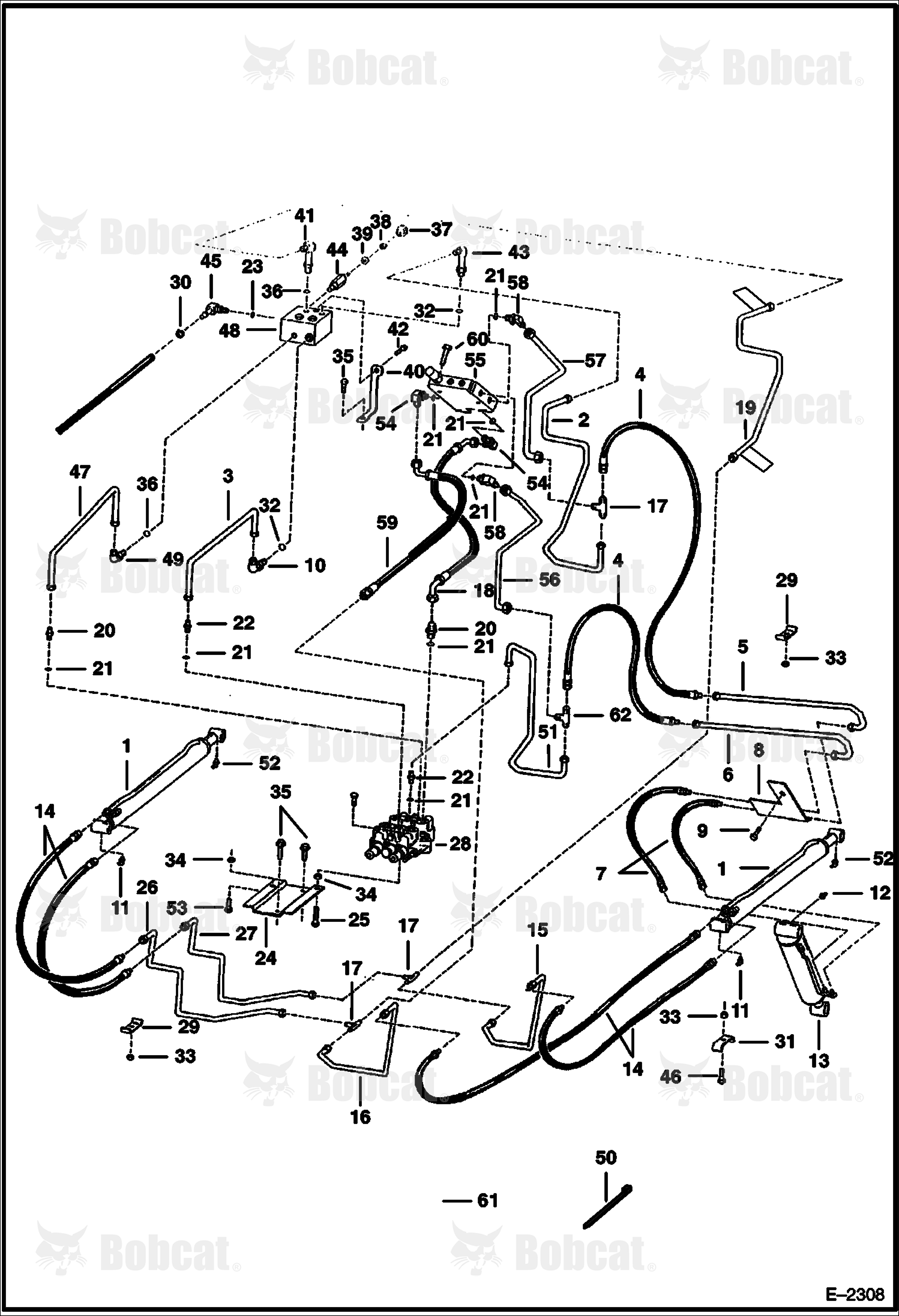 Hydraulic Circuitry (W/Bucket Positioning Valve)