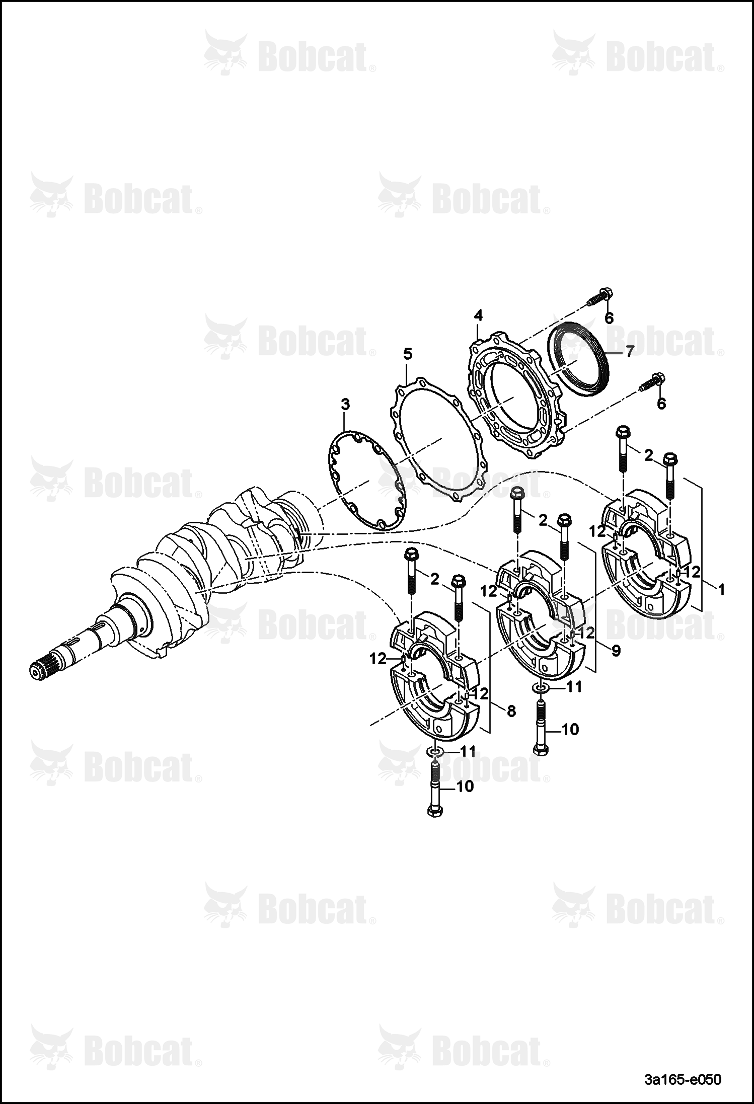 Main Bearing Case Group ABFJ11001 & Above
