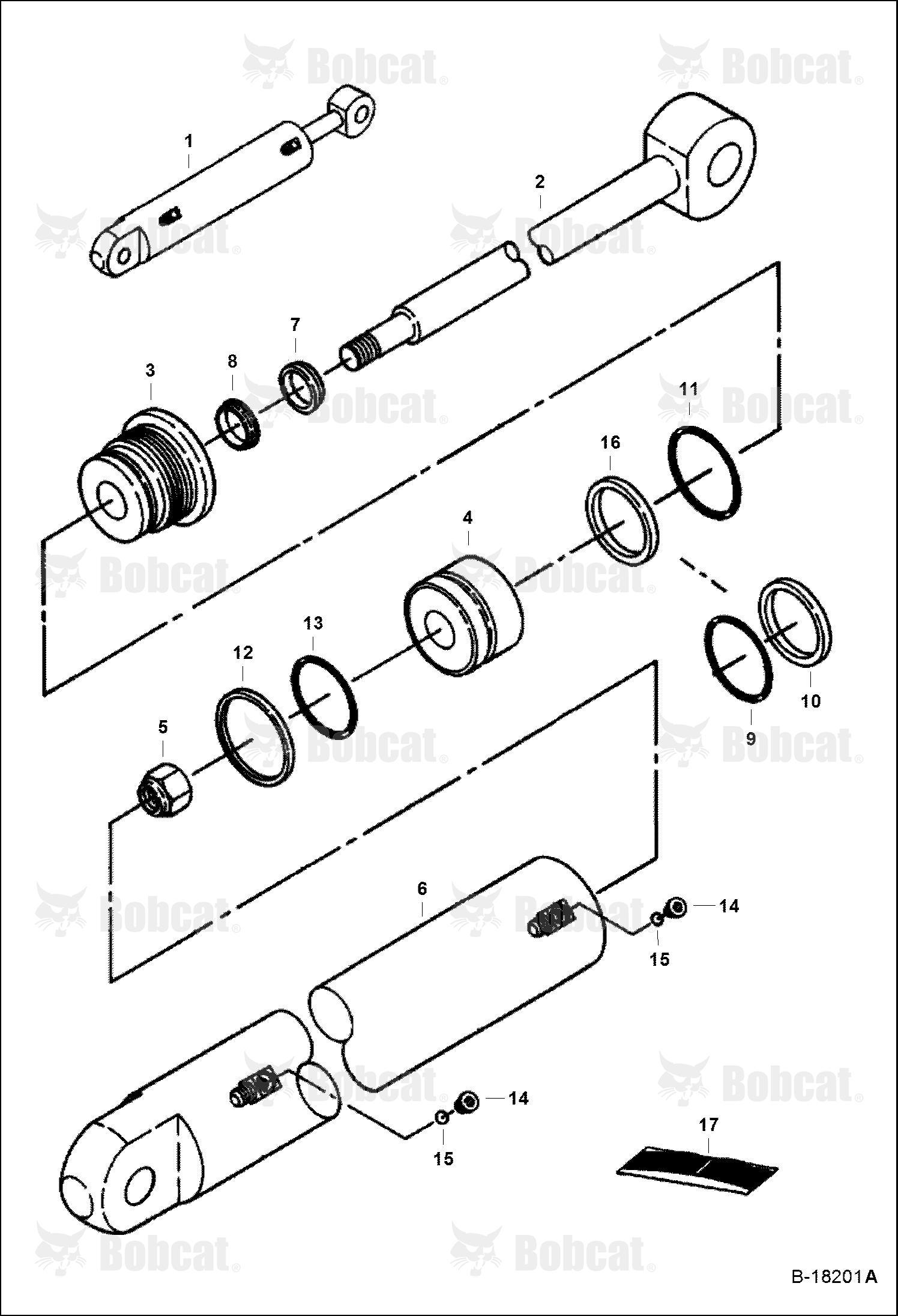 Swing Cylinder (W/ 1.25" Shaft OD)