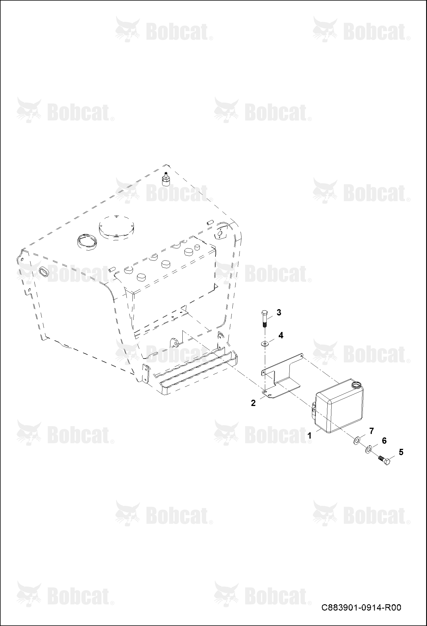 Windshield Wiper Reservoir