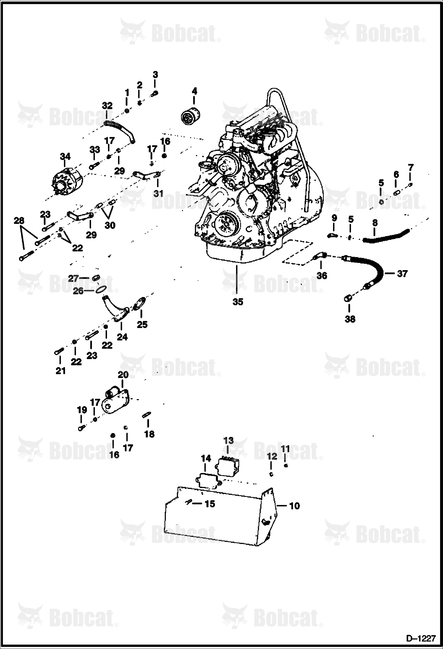 Engine Lubrication & Electrical Attaching Parts