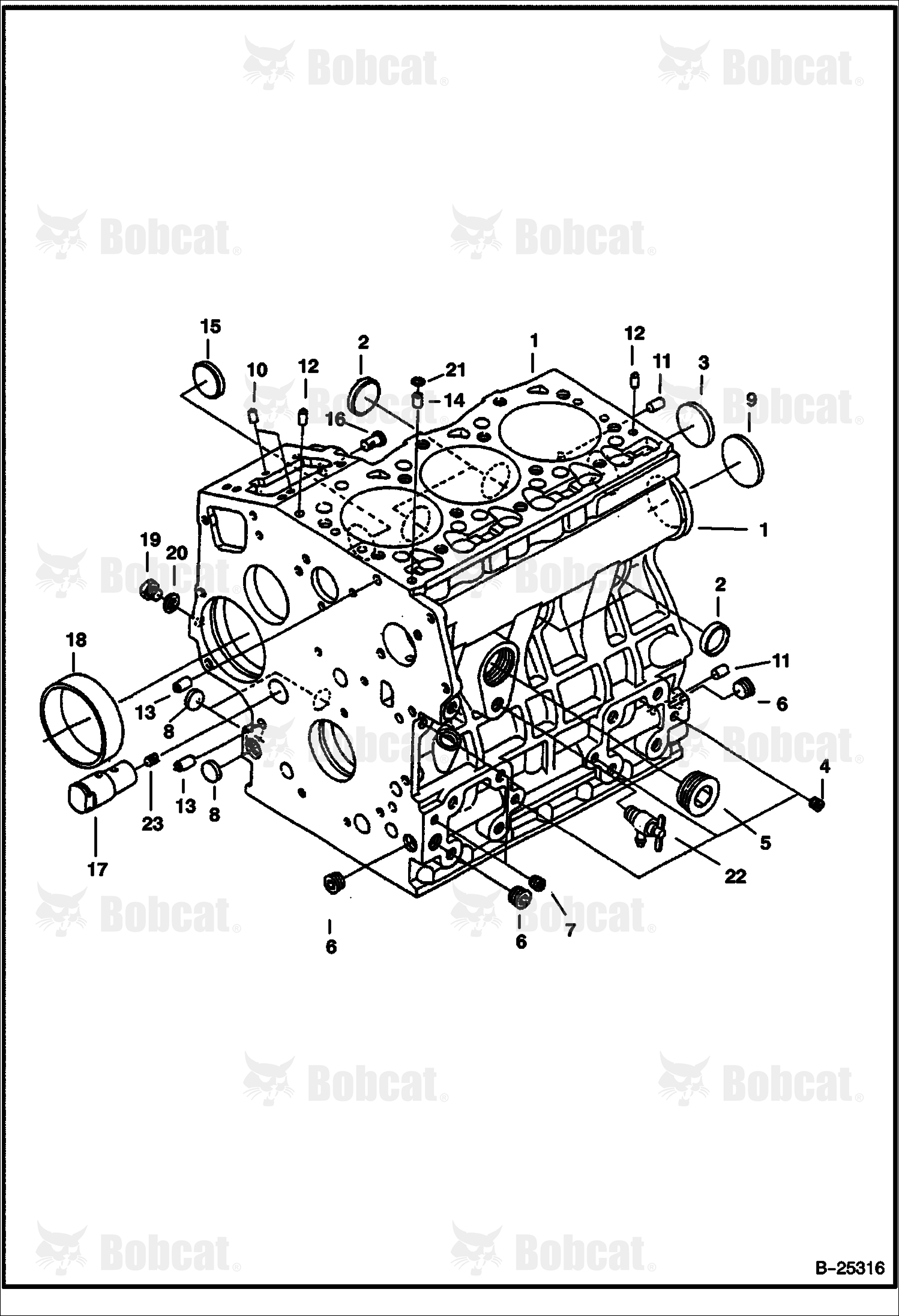 Crankcase (W/O Turbo Charger)