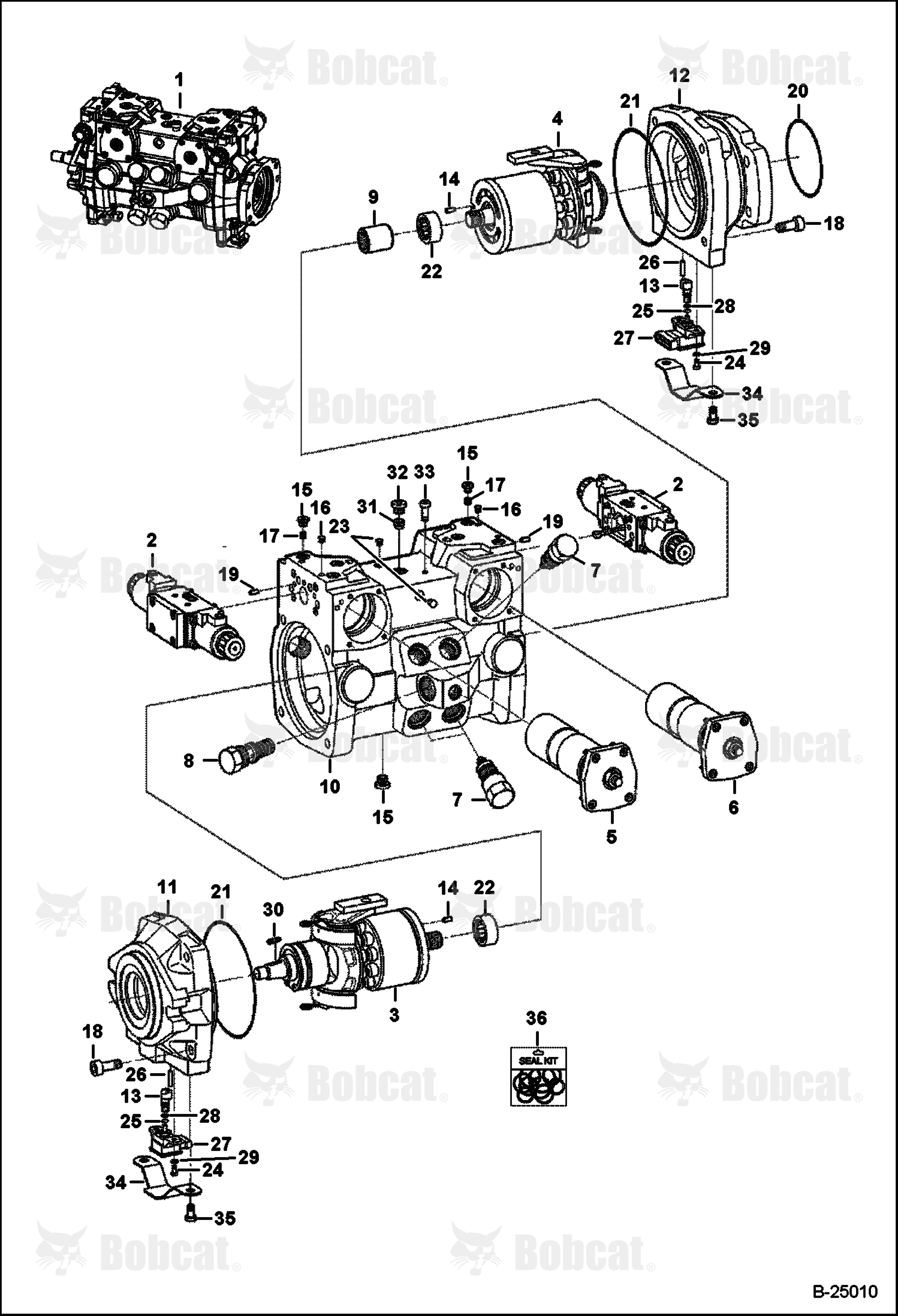 Hydrostatic Pump (Selectable Joystick Controls) (R902095064)