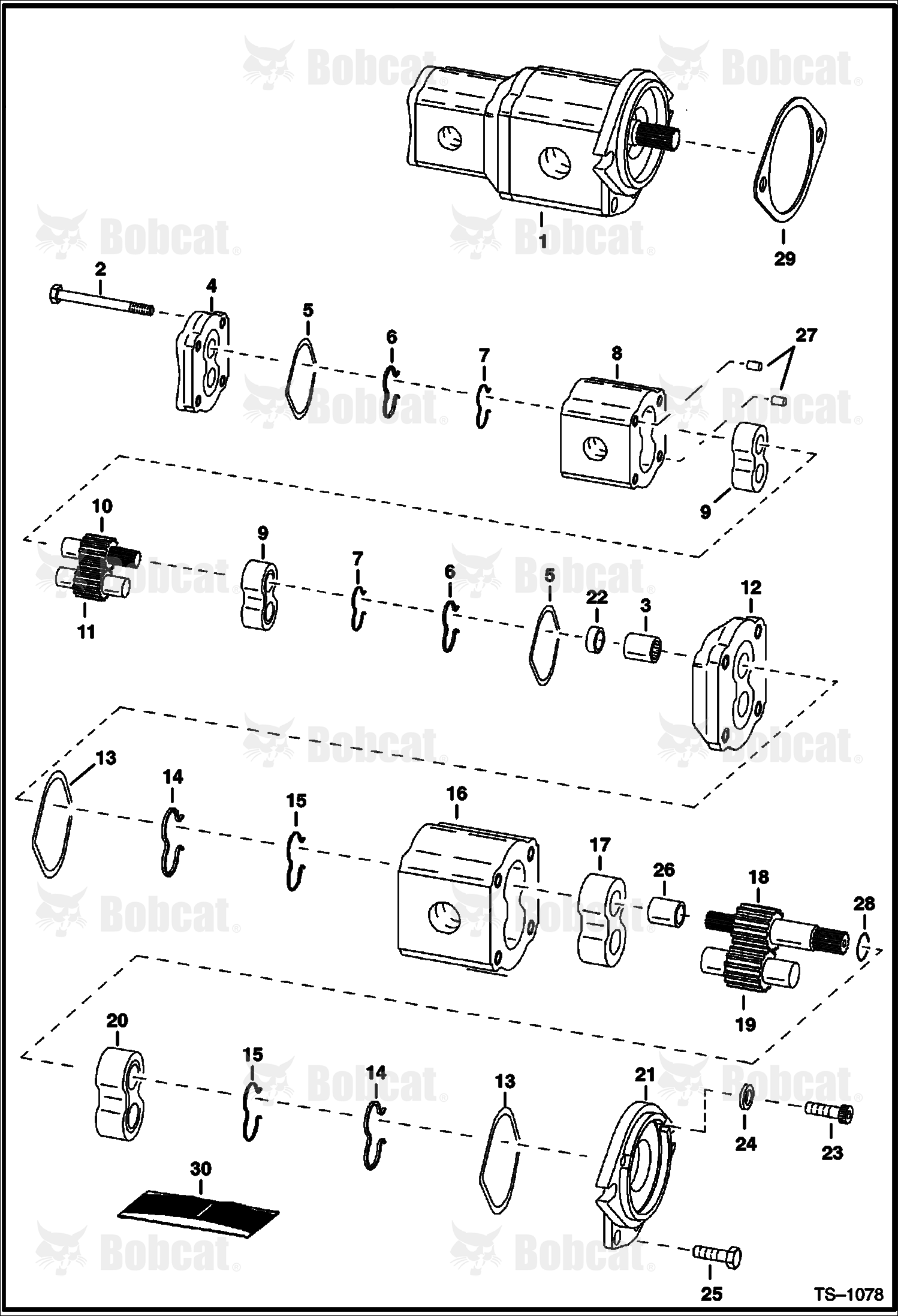 High Flow Hydraulics (Double Gear Pump) 518915001 - 518916427, 517515001 - 517515146