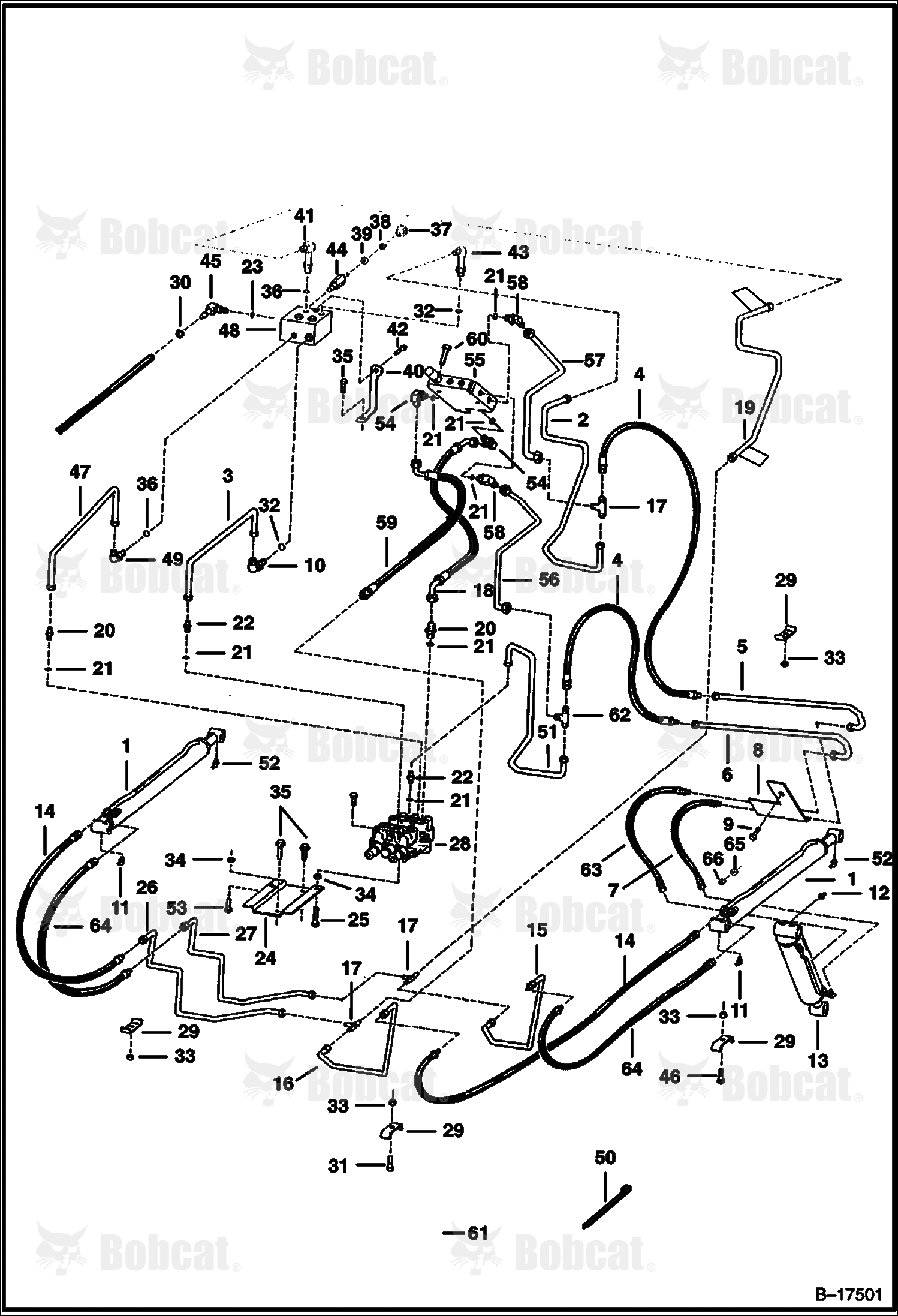 Hydraulic Circuitry (W/ Bucket Positioning Valve)