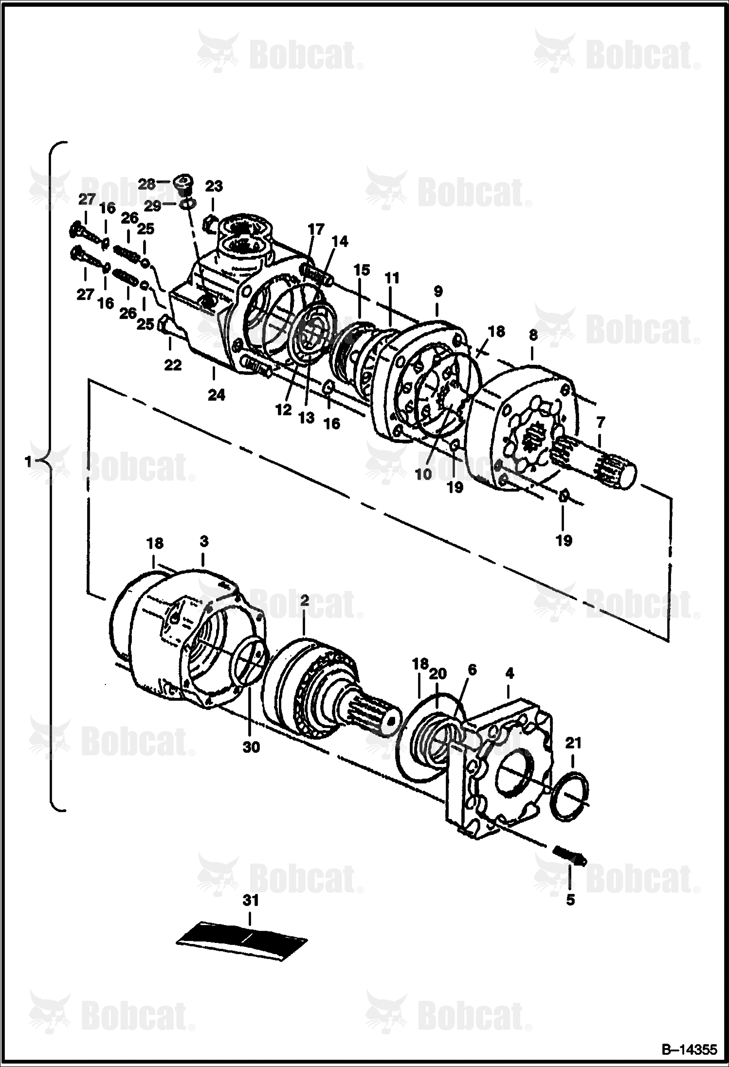 Hydraulic Motor (PTO Kit)