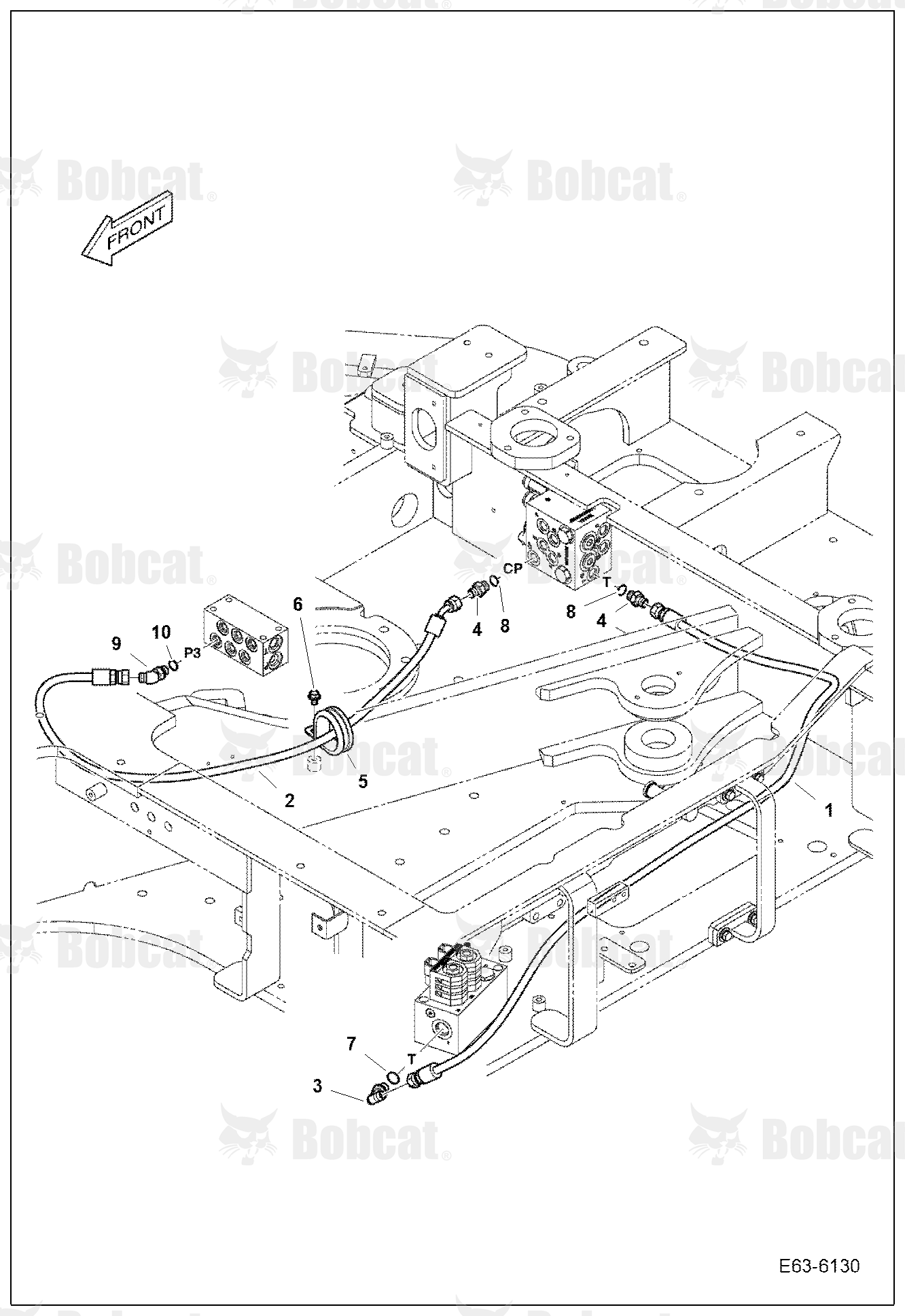 Hydraulic Circuitry (Slew Motor Pilot)