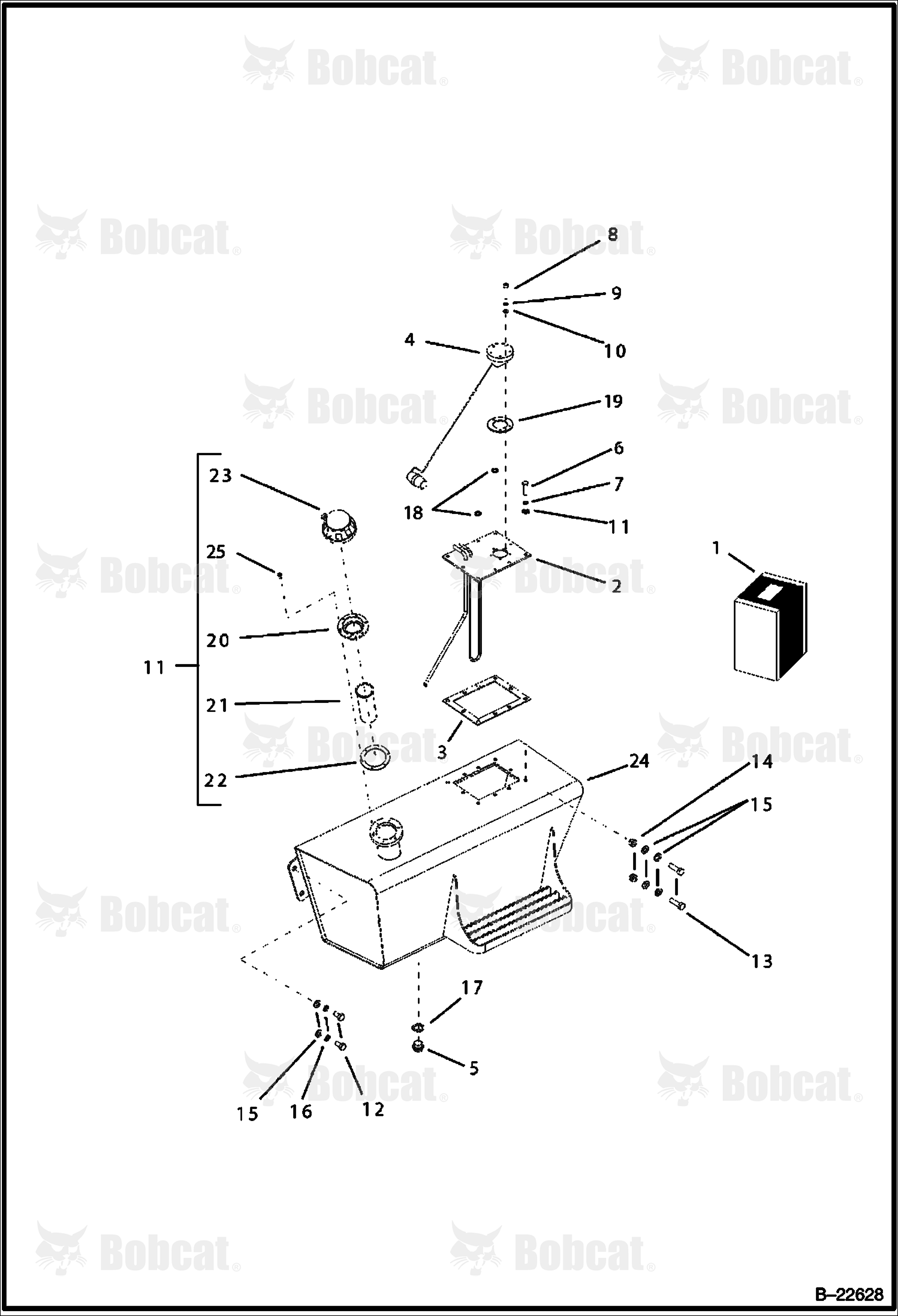 Fuel Tank ASSY (Tier I)  572211001 & Above