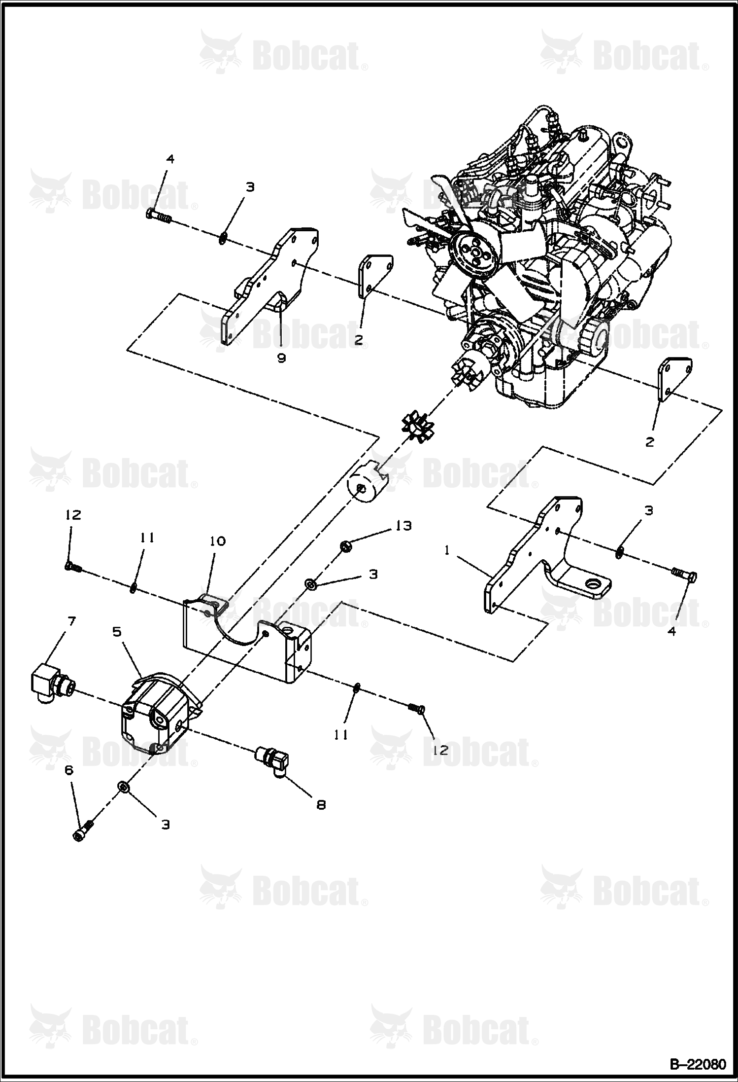 VIBRATION/STEERING Pump Assembly