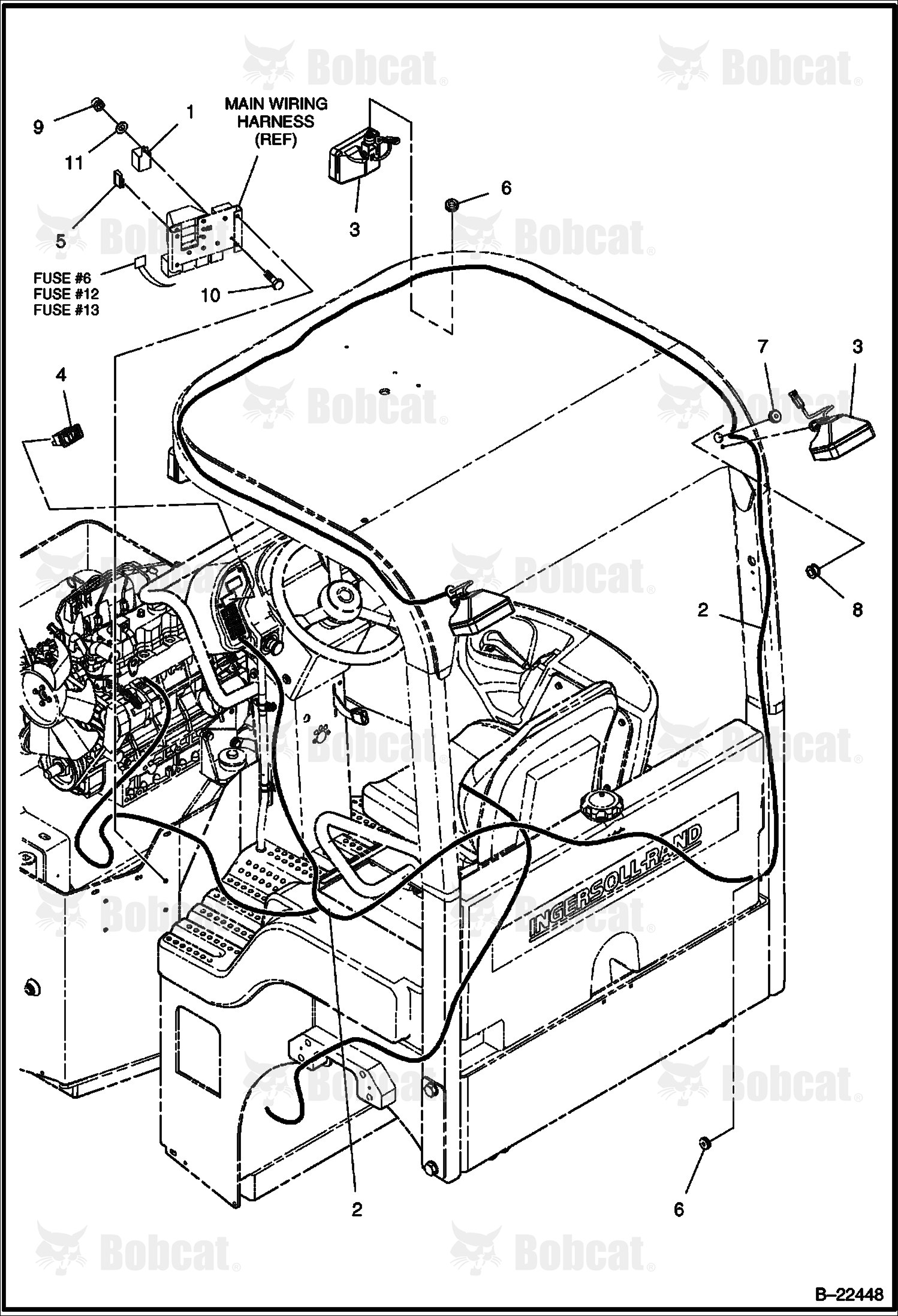 Canopy ROPS Worklight (Optional)