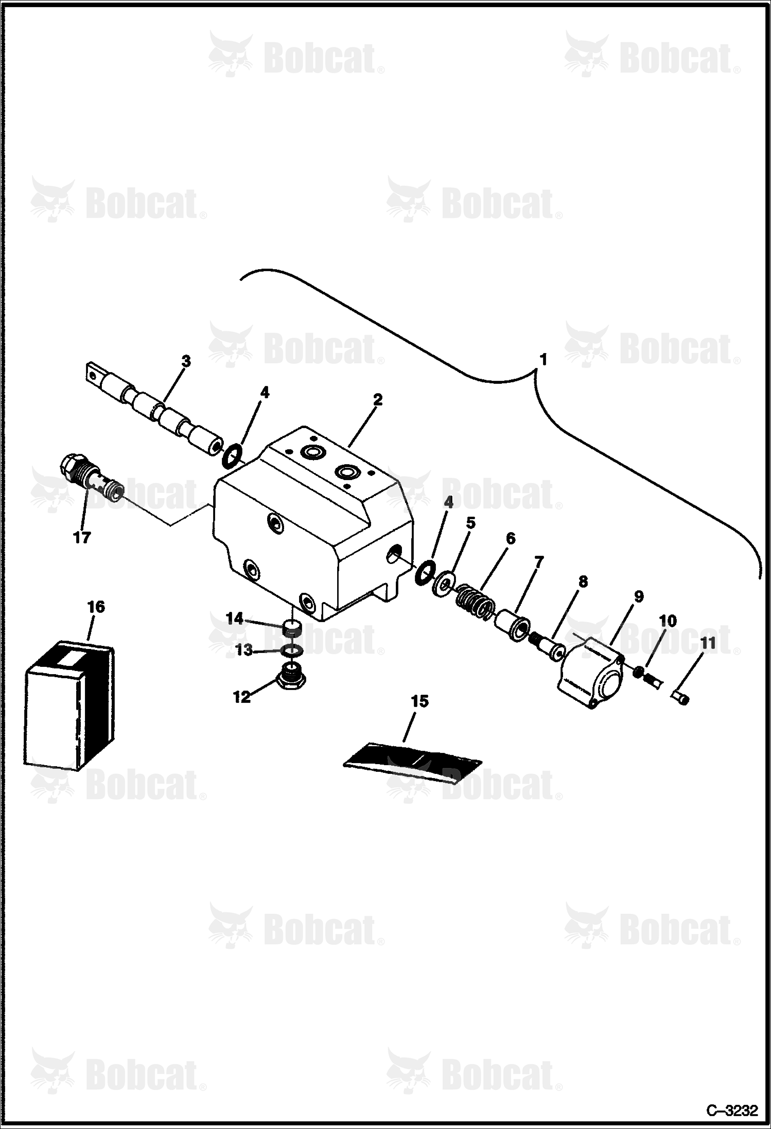 Outlet Valve Section (Boom Swing)