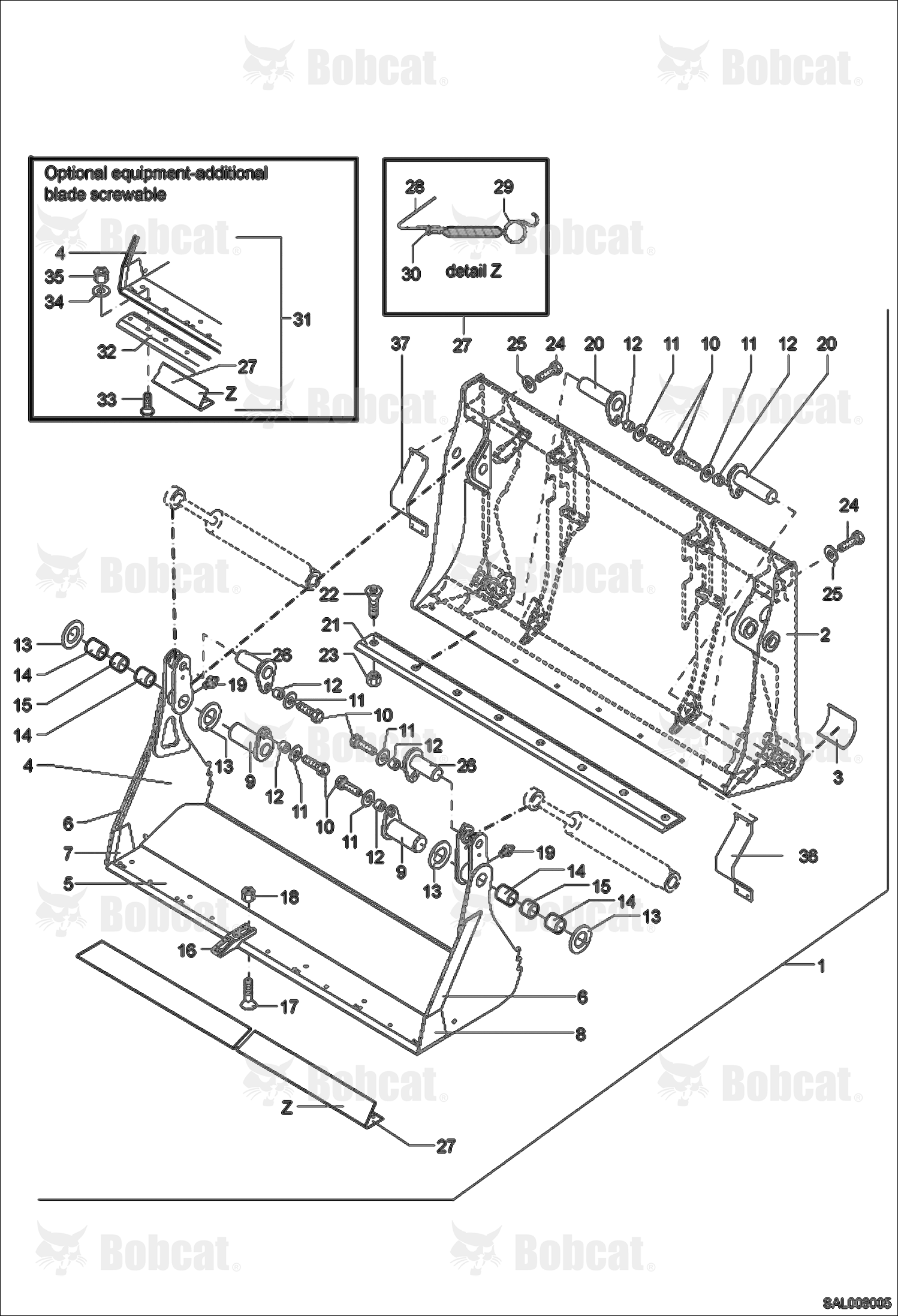 4 IN 1 Shovel (1700mm 0,60cbm)