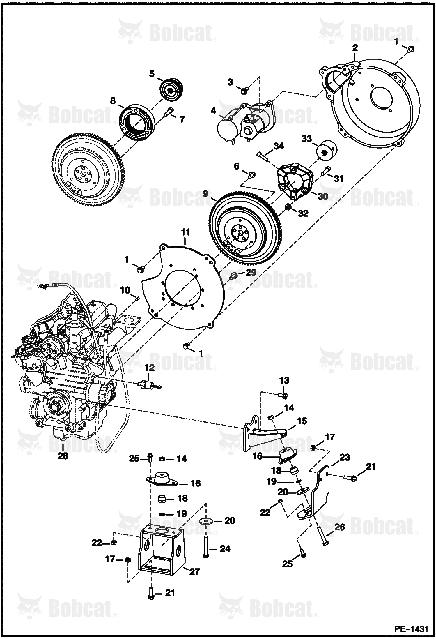 Engine & Attaching Parts (Engine Mounts)