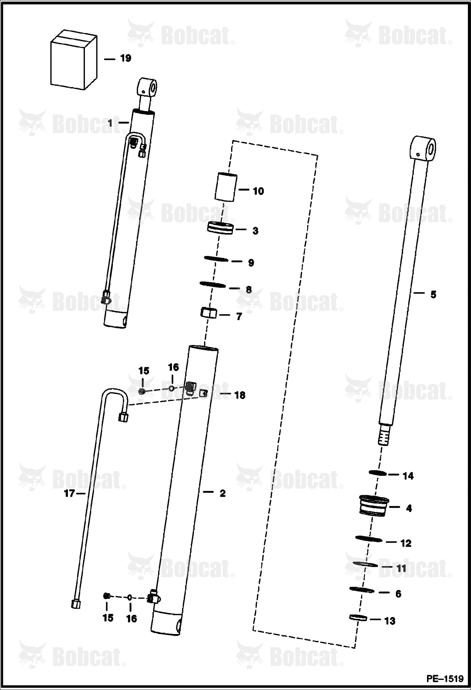 Lift Cylinder  523411151 & Below