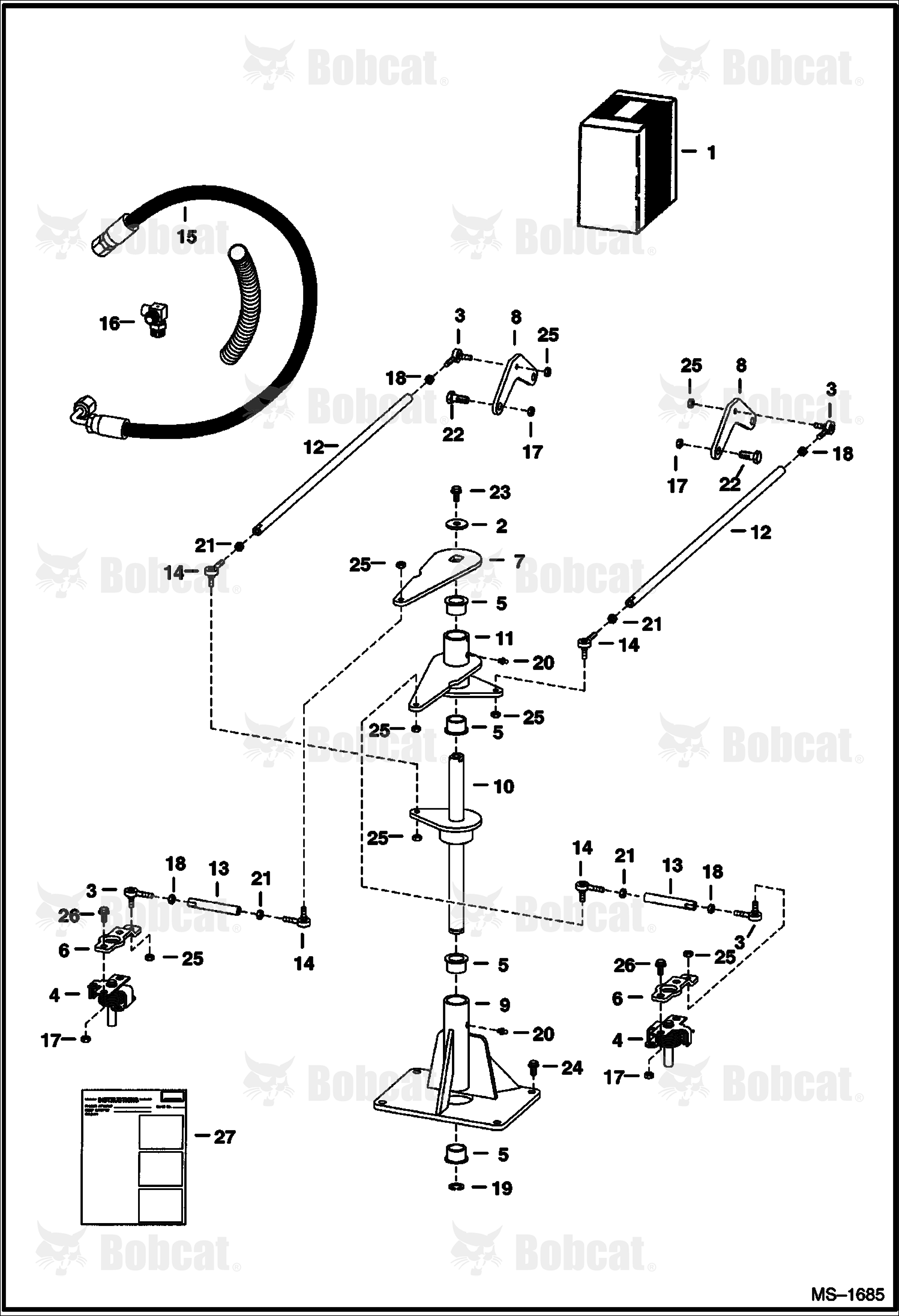 Pedestal Steering Kit  514418904 & Below, 514520062 & Below, 514620146 & Below