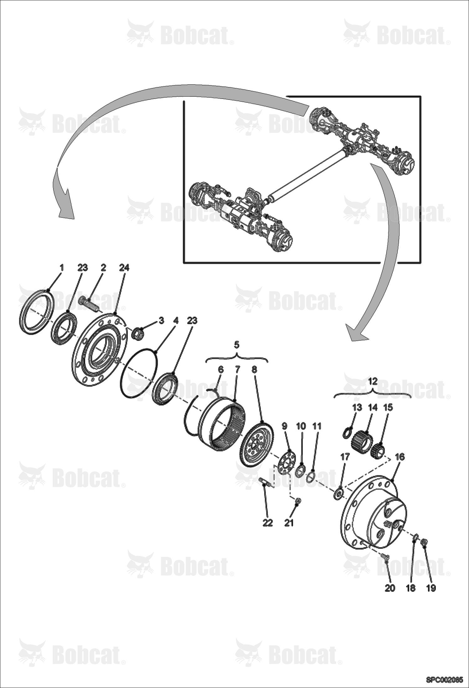 Hub Reduction - Rear Axle