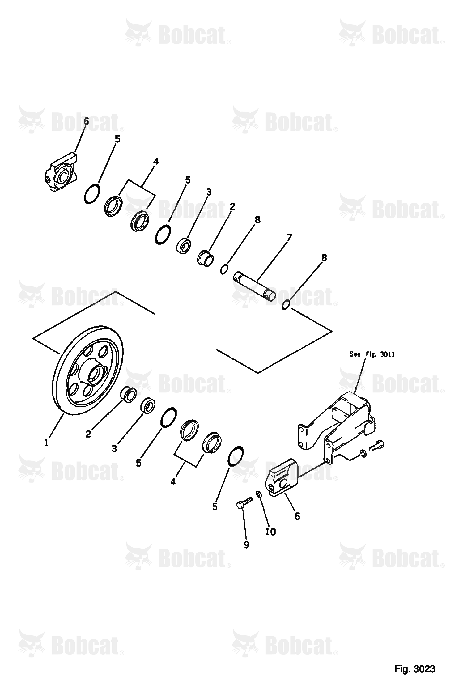 Front Idler (FOR Rubber SHOE) (OP)