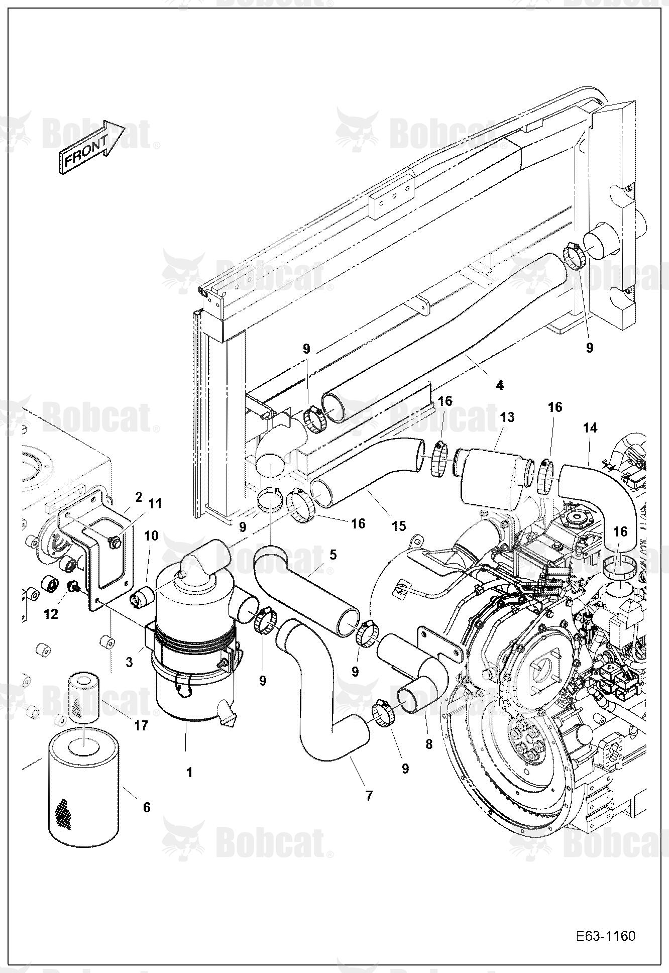 Engine & Attaching Parts (Air Cleaner)