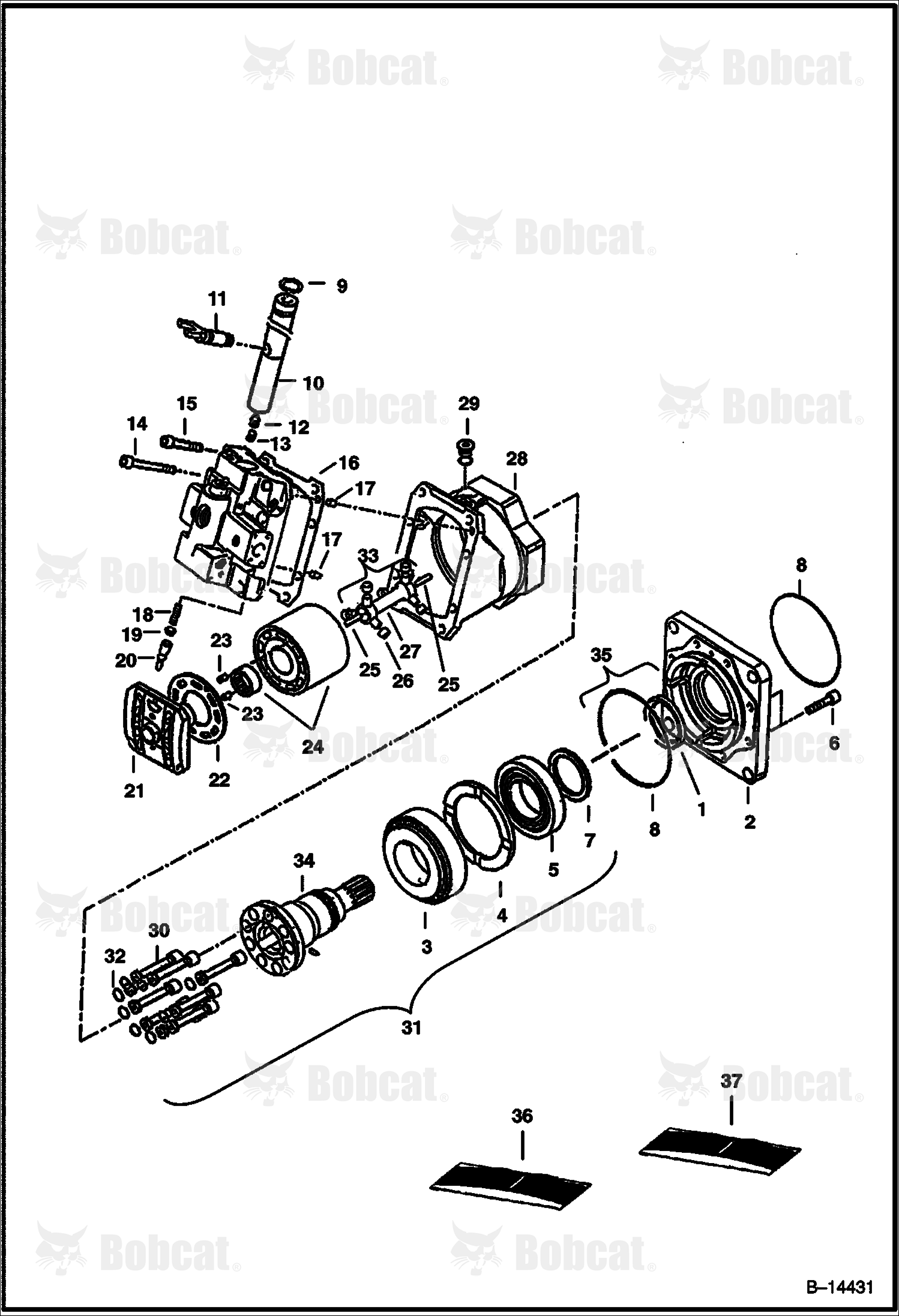 Hydrostatic Motor (Sundstrand - Housing Group)