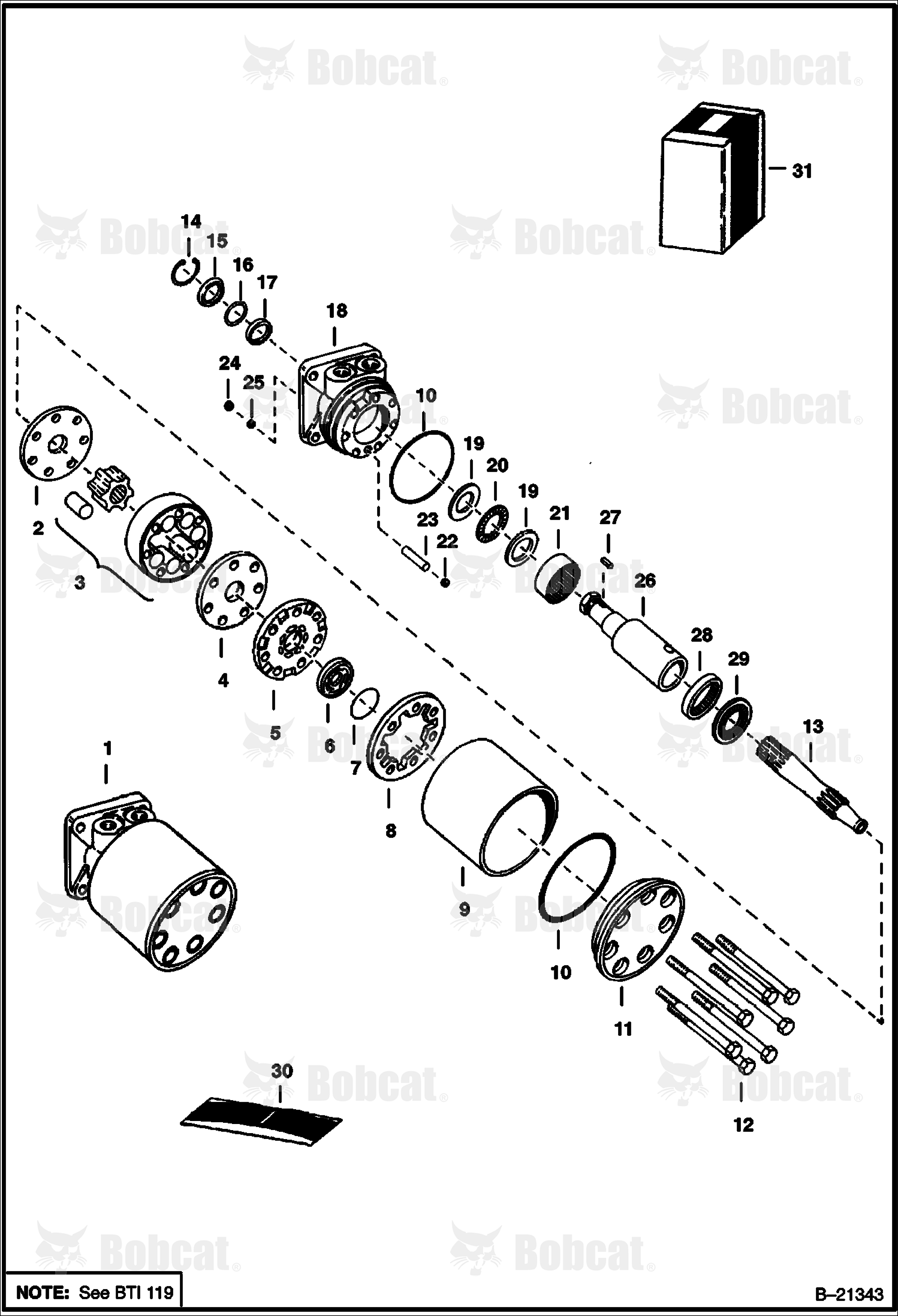 Hydrostatic Motor (MAE 24012, Mae 24021, Mae 24024)