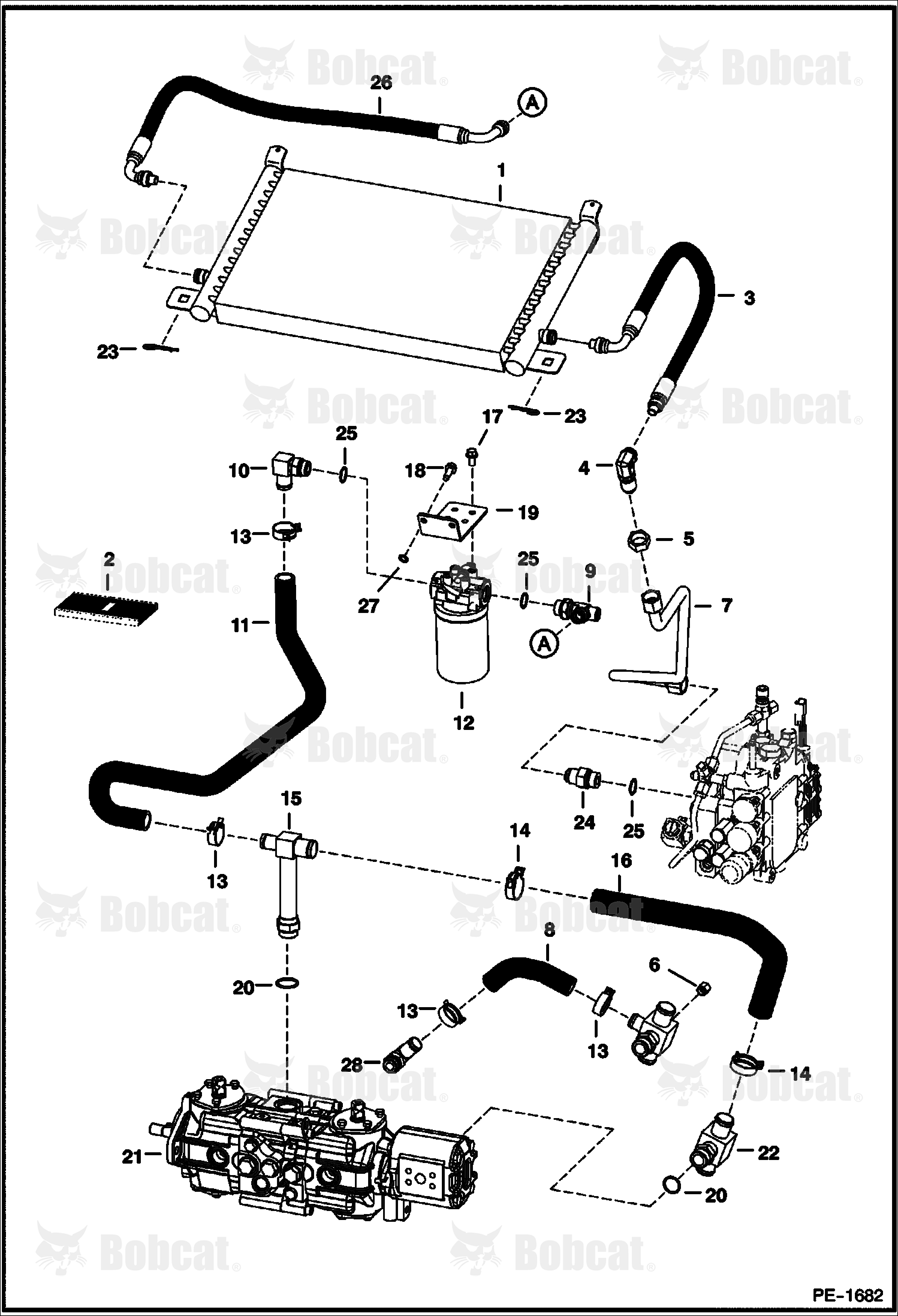 Hydrostatic Circuitry 514446824 & Above, 514447221 - 514449259, 514541040 - 514541068, 614641099 - 614641170