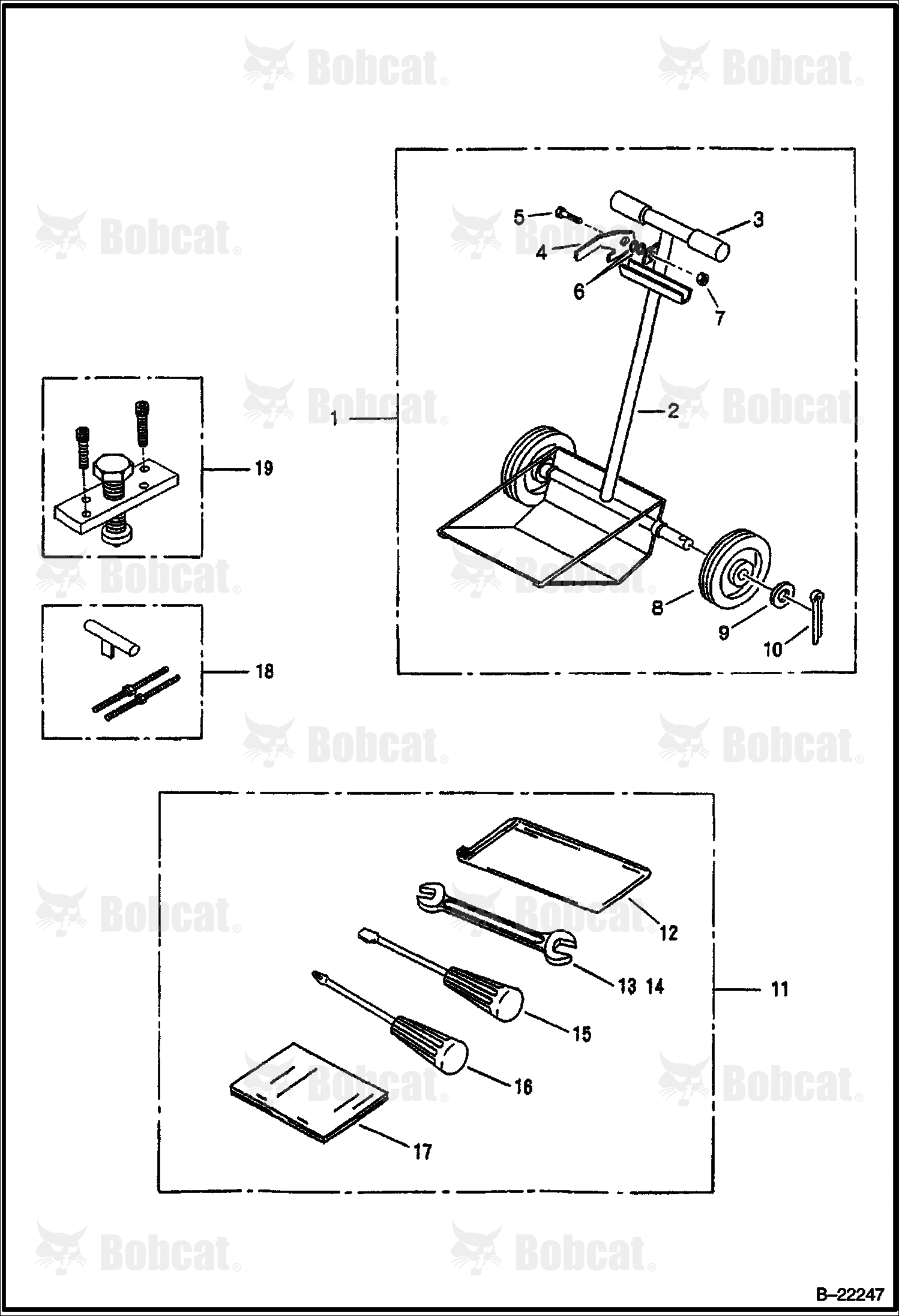 Carrying Cart & Tools