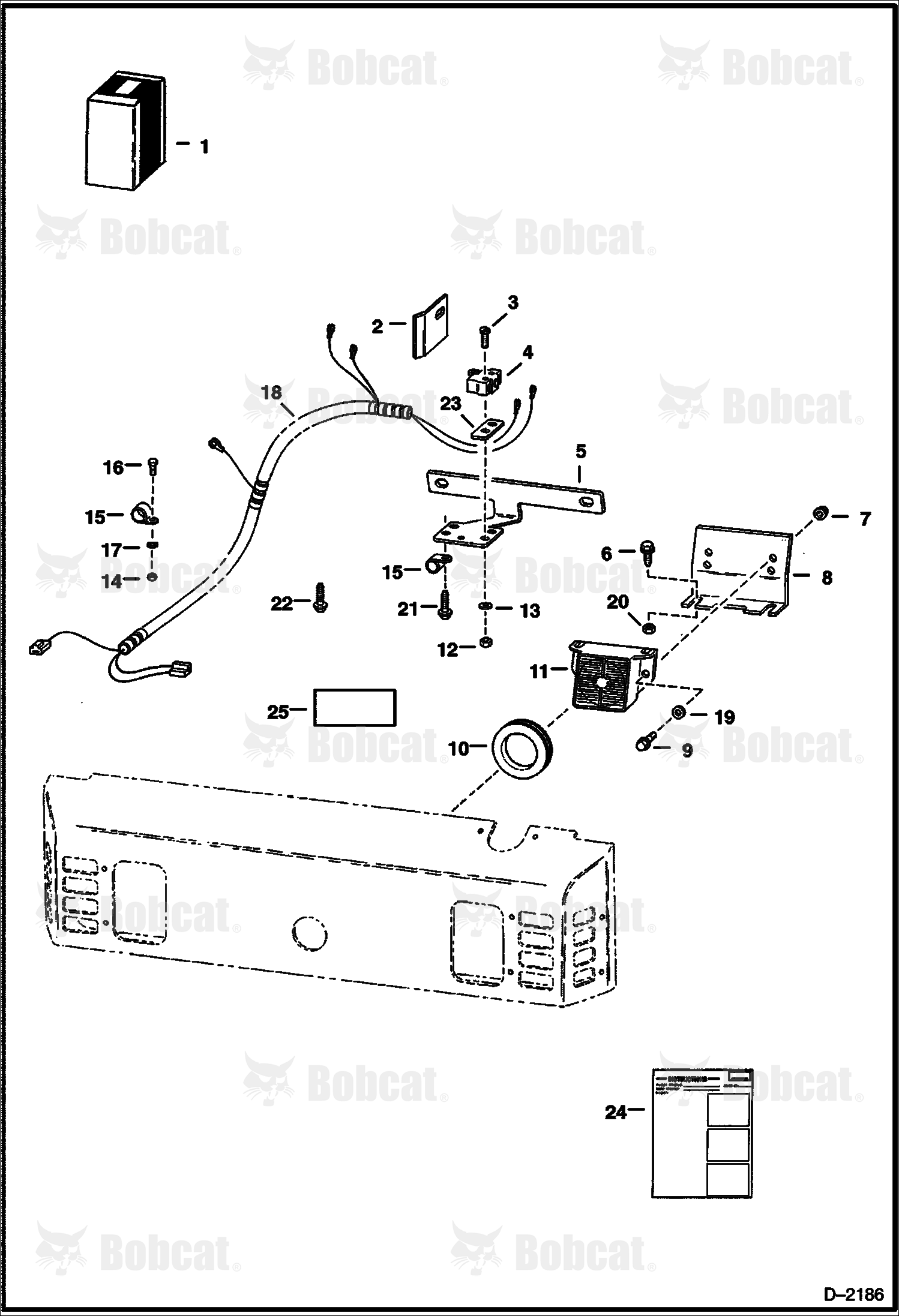BACK-UP Alarm  512225975 & Below, 512441137 & Below, 512612658 & Below