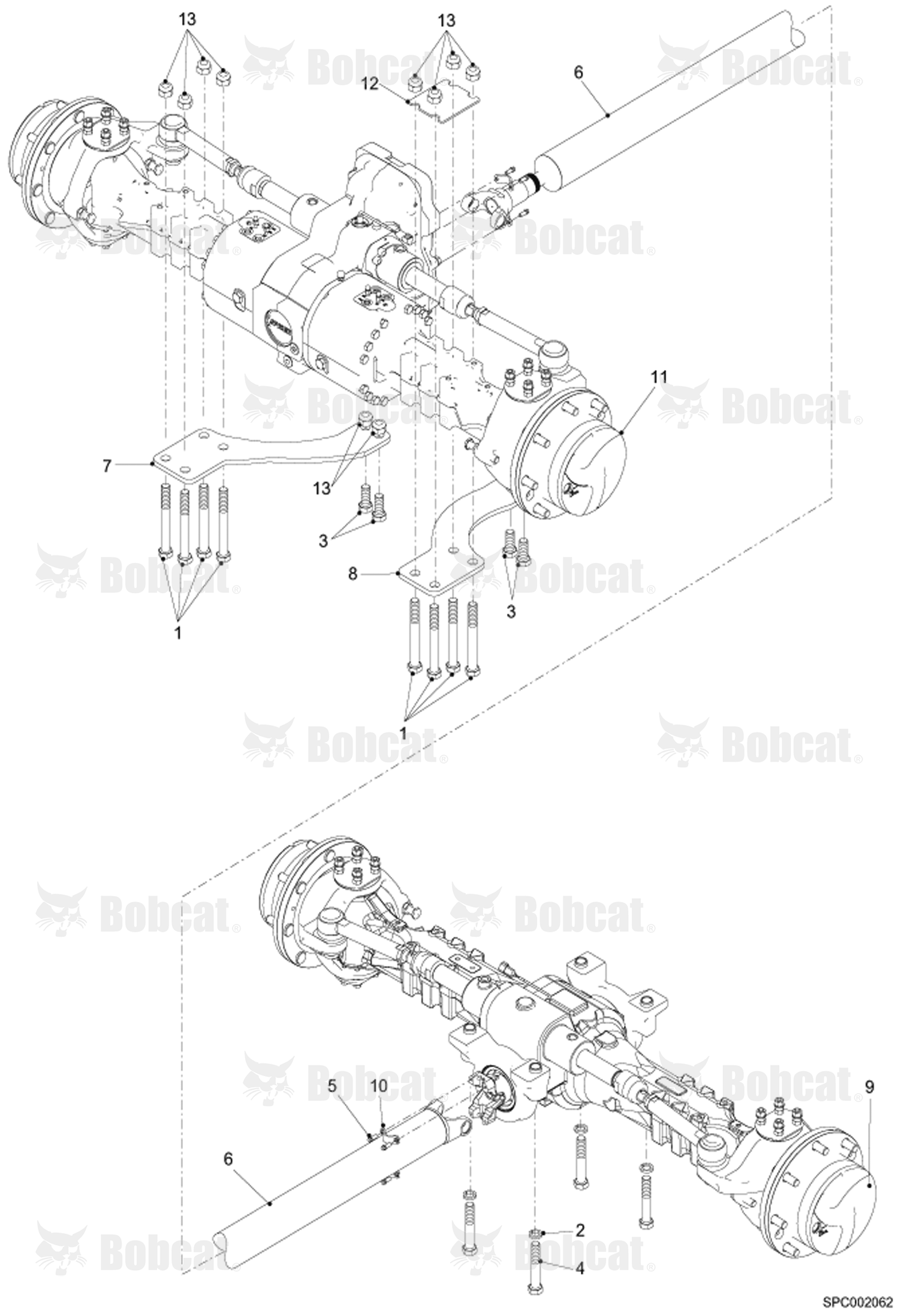Axle Installation  367612501 & Above, 367712501 & Above