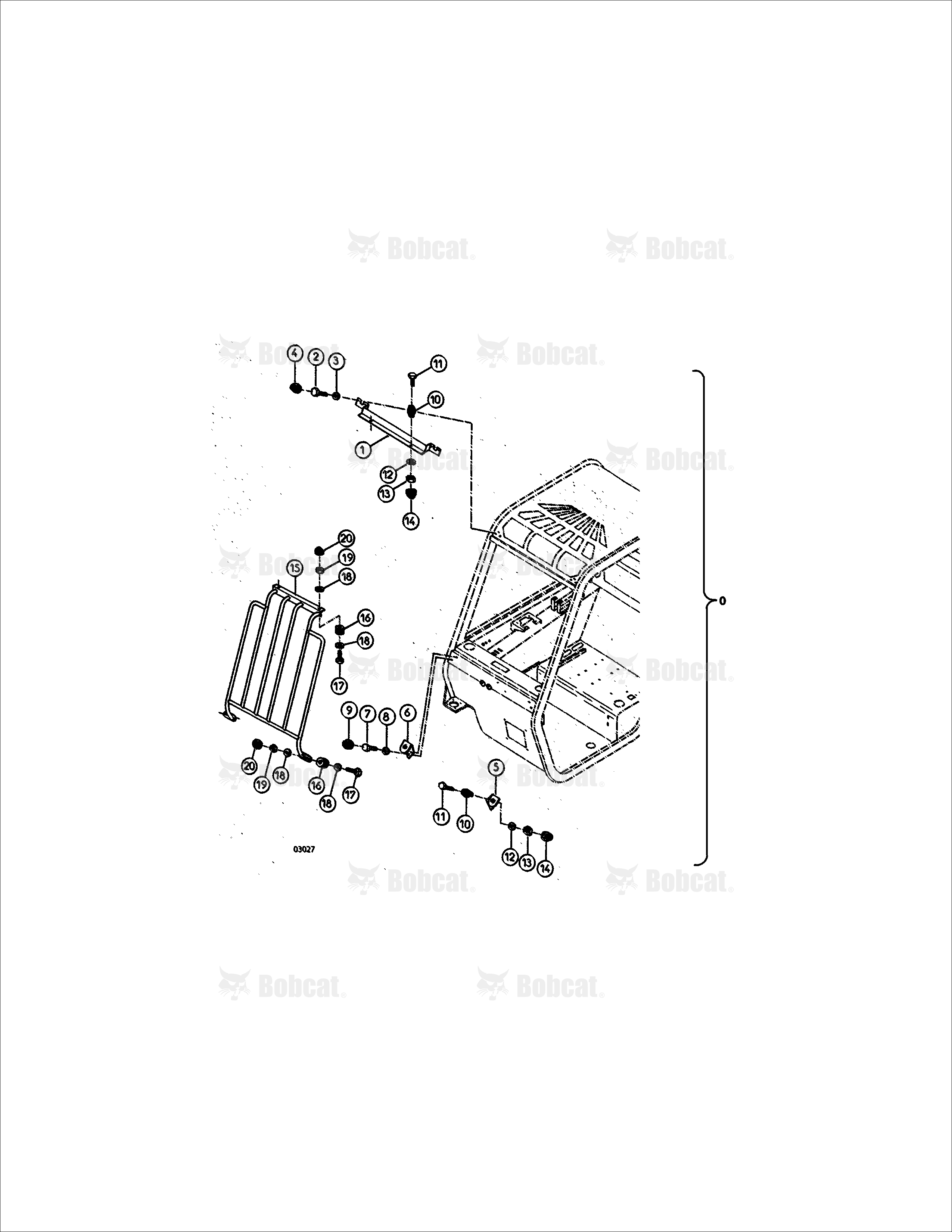 Canopy - Protection Grill 397013001 & Above, 397311001 & Above