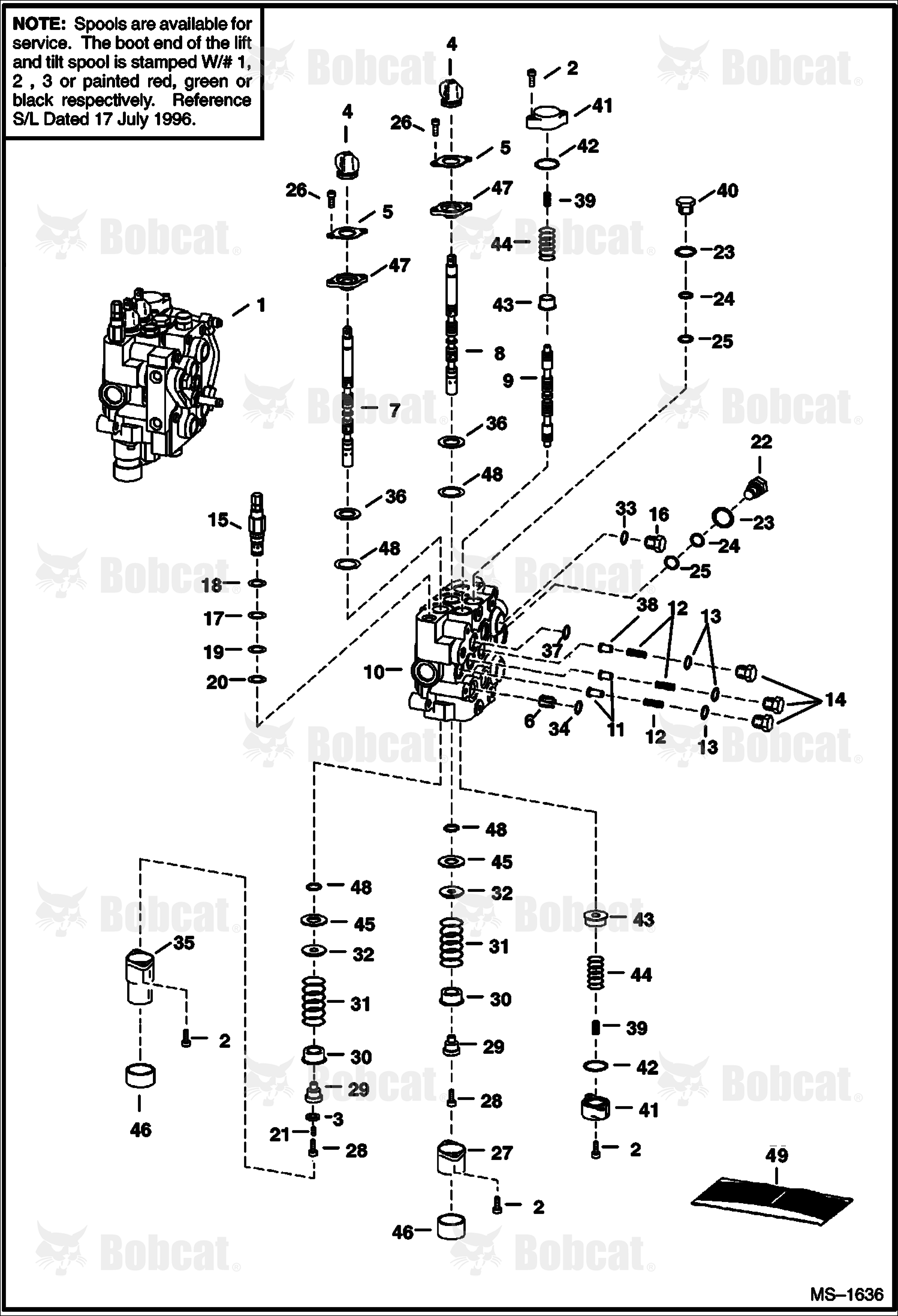 Hydraulic Control Valve (AHC) (Service Valve)