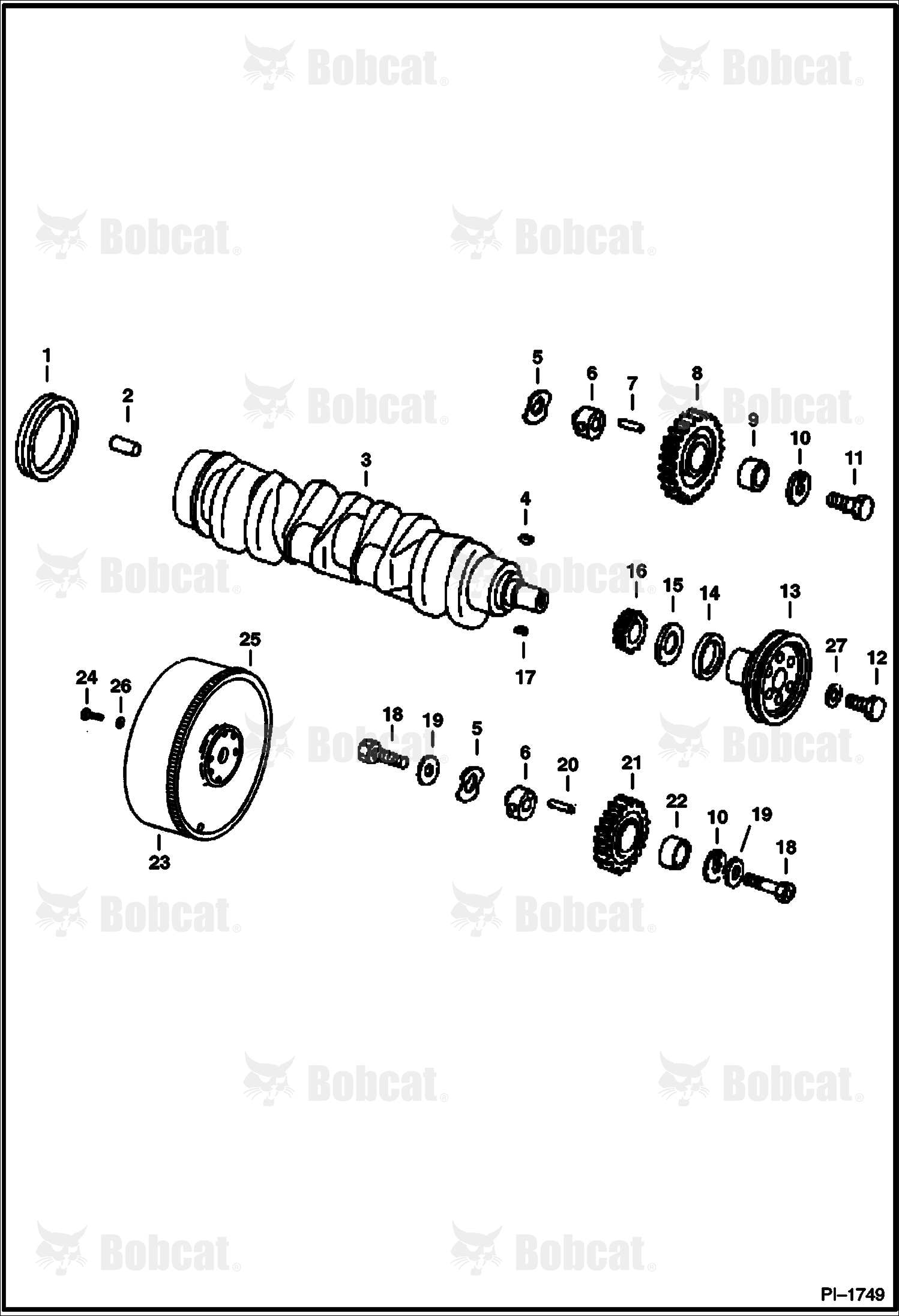 Crankshaft & Idler Gears