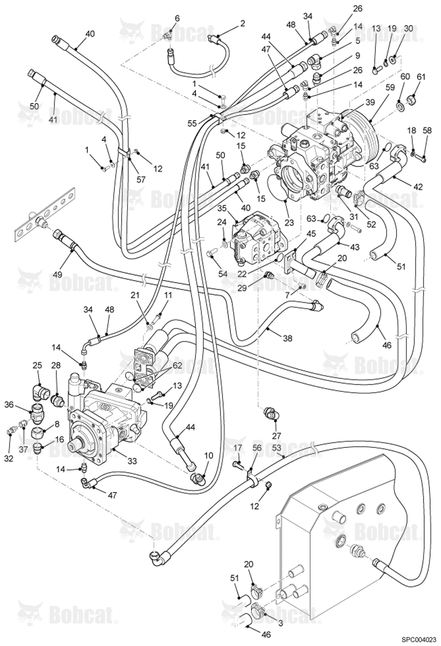 Hydrostatic Circuitry AC1C11001 - AC1C11999, AC1D11001 - AC1D11999
