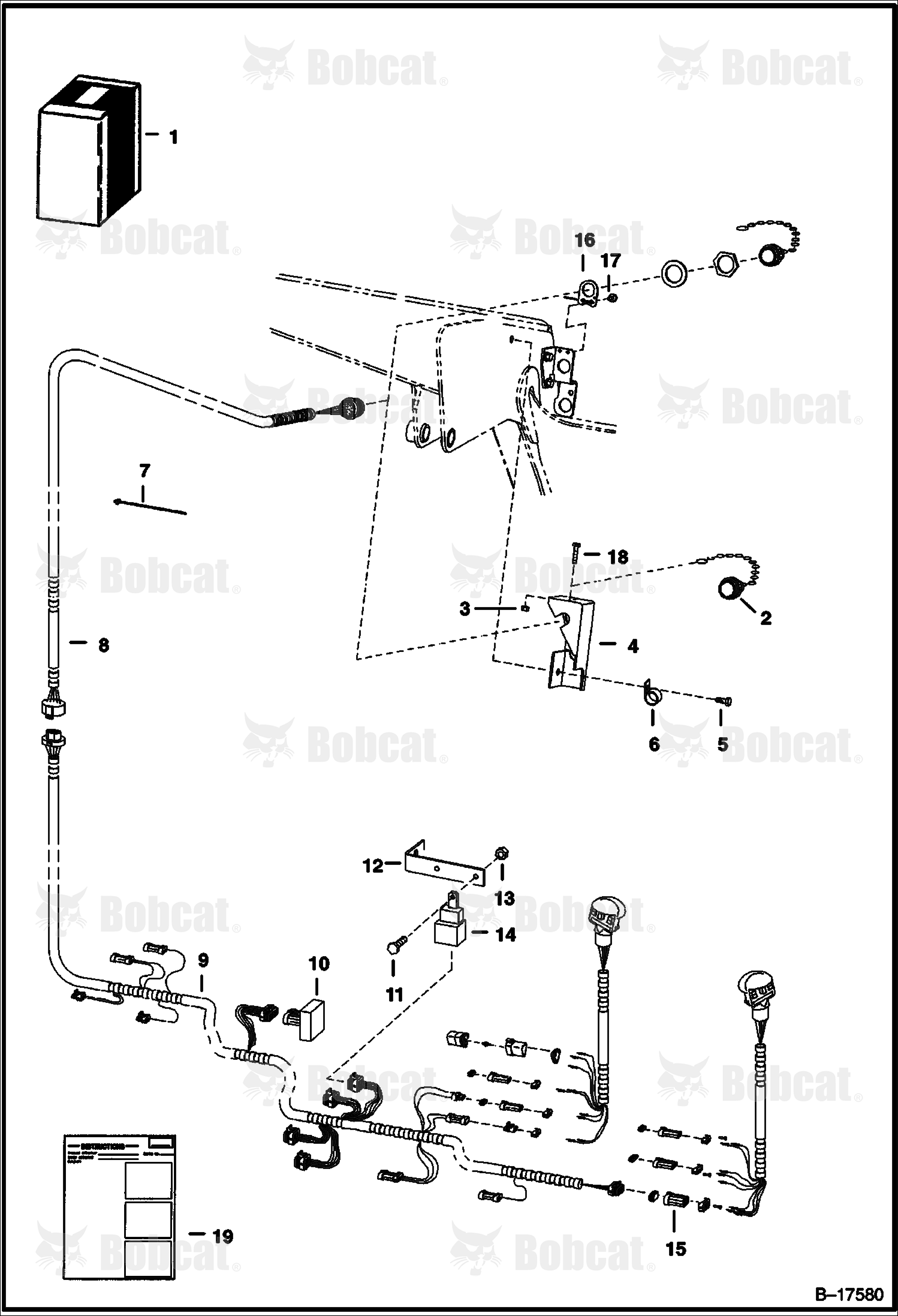 Electrical Controls Kit (Attachments) (For Machines W/AHC)