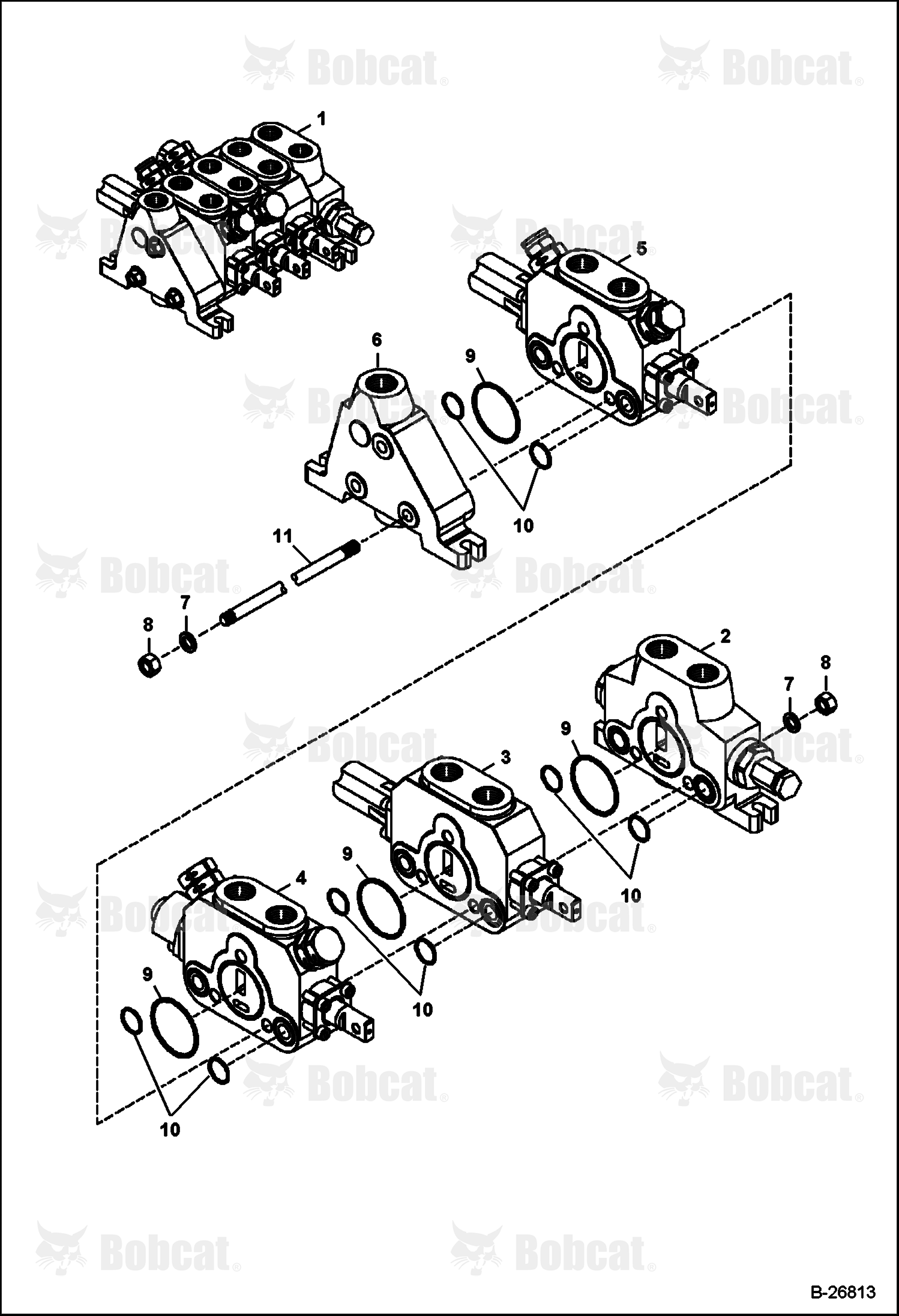 Hydraulic Circuitry (Loader Control Valve Assy)